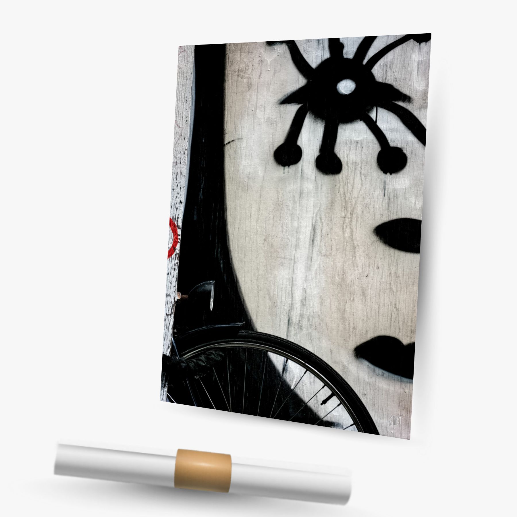 Amsterdam's bikes 1 ~ affiche (80 x 120 cm) – Image 2
