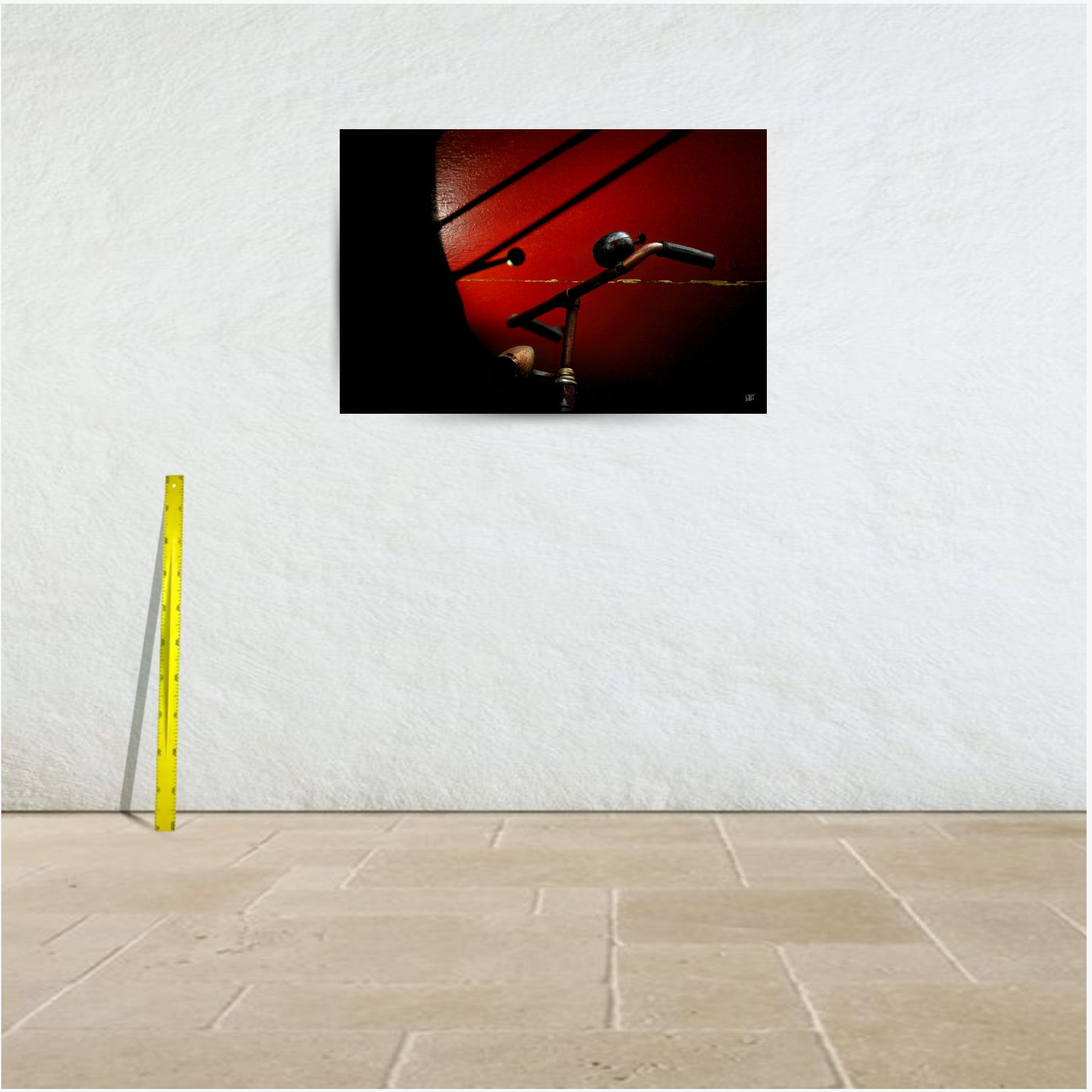 Amsterdam's bikes 2 ~ affiche (120 x 80 cm) – Image 3