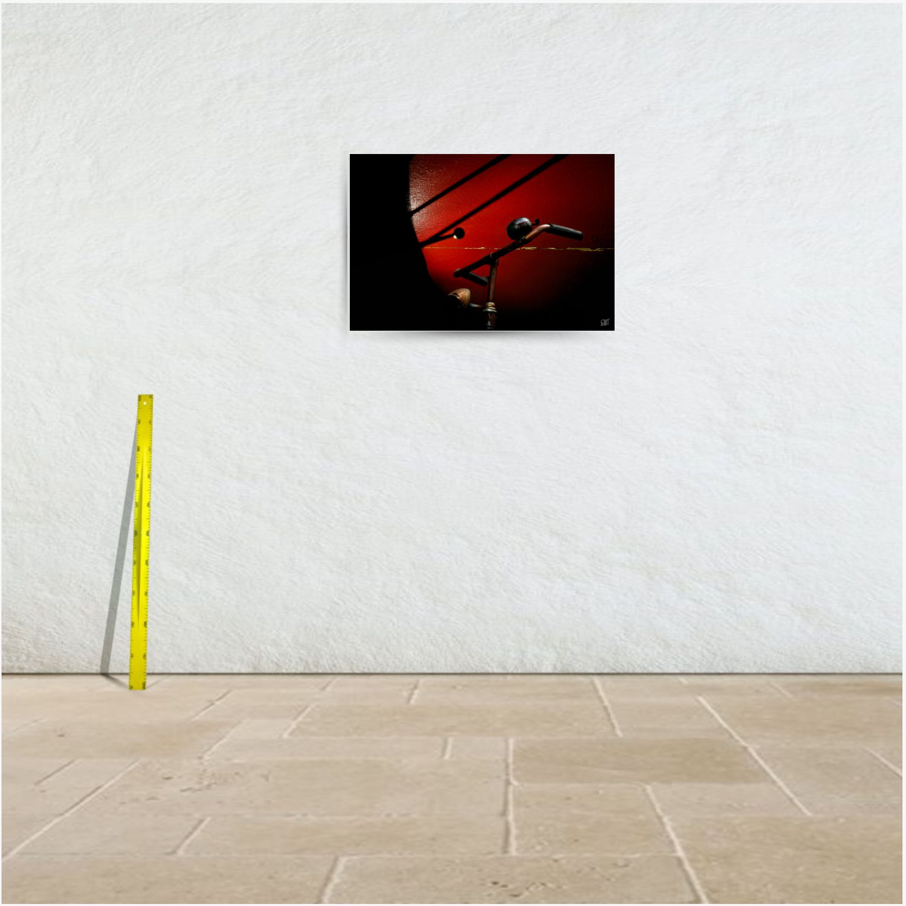 Amsterdam's bikes 2 ~ toile (90 x 60 cm) – Image 3