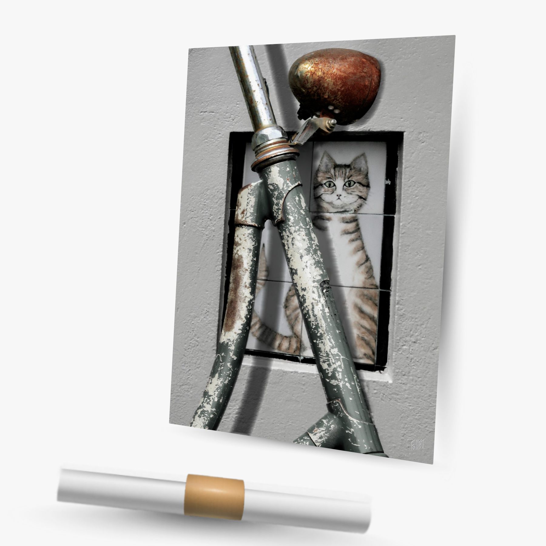 Amsterdam's bikes 3 ~ affiche (80 x 120 cm) – Image 2