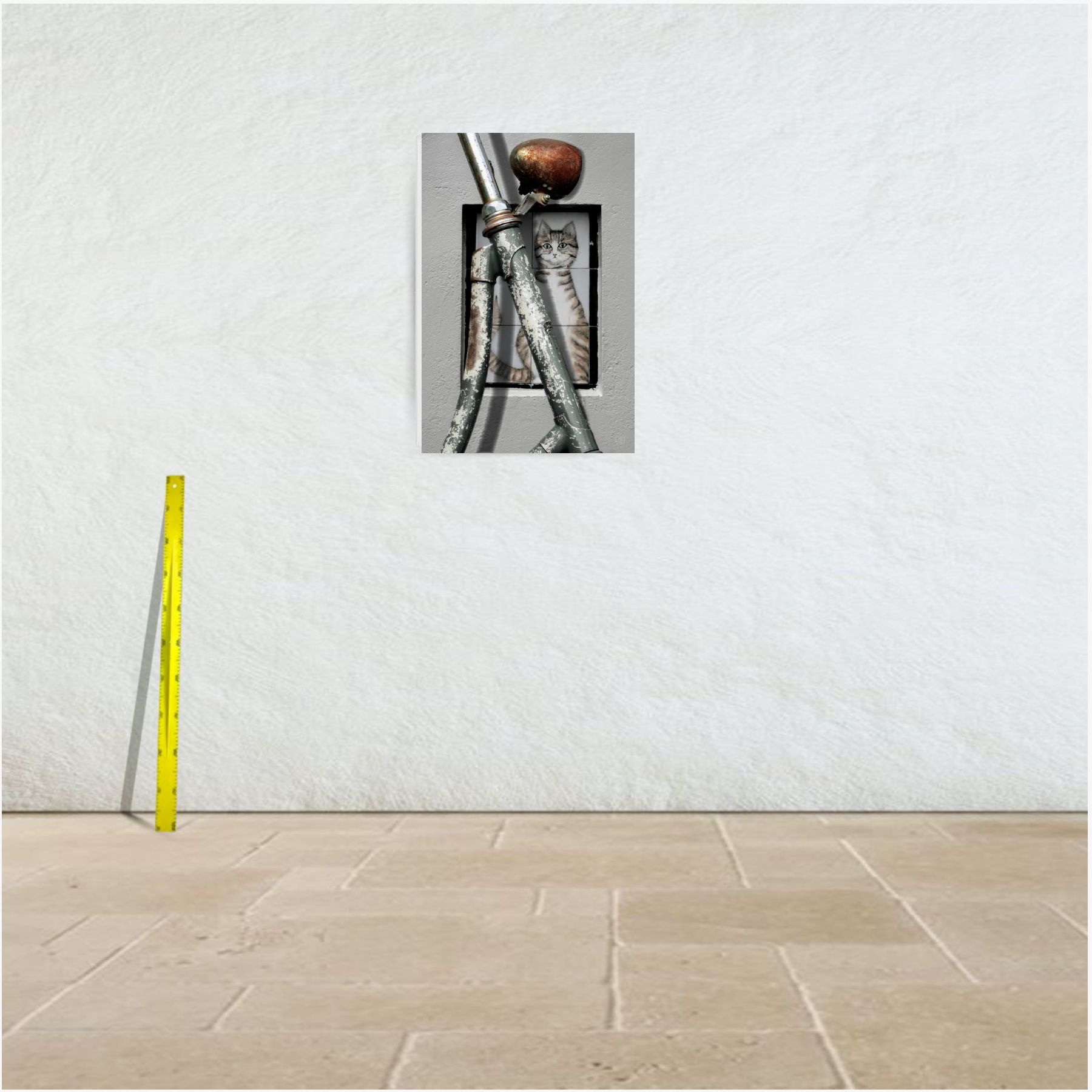 Amsterdam's bikes 3 ~ toile (60 x 90 cm) – Image 3