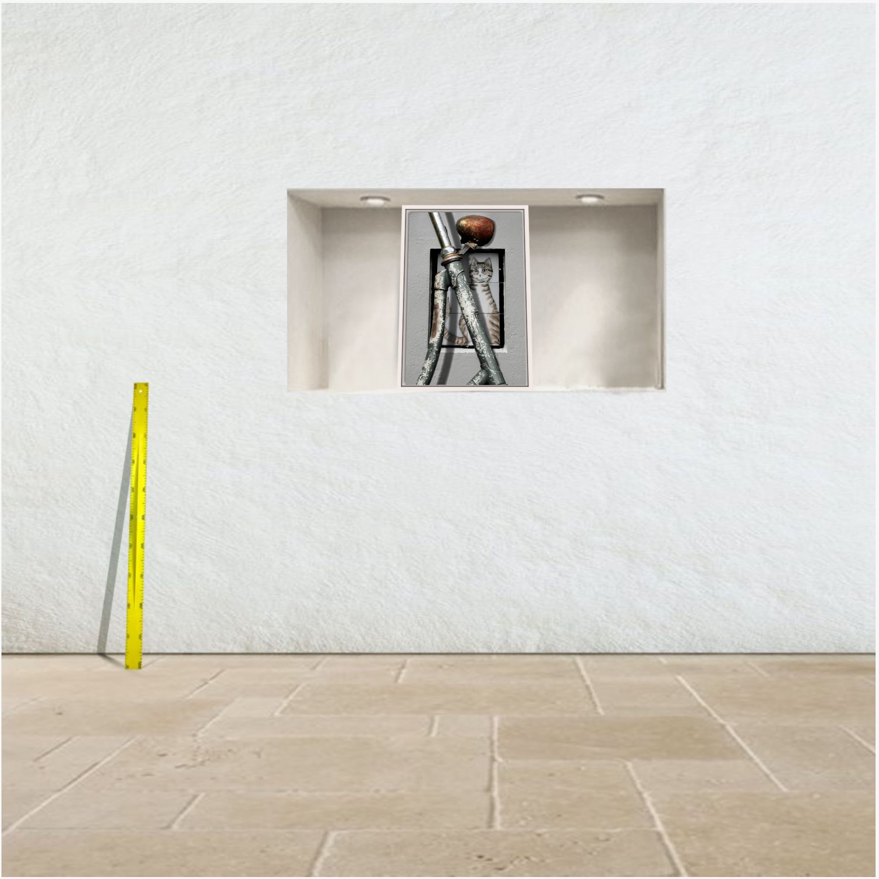 Amsterdam's bikes 3 ~ toile encadrée (40 x 60 cm) – Image 3