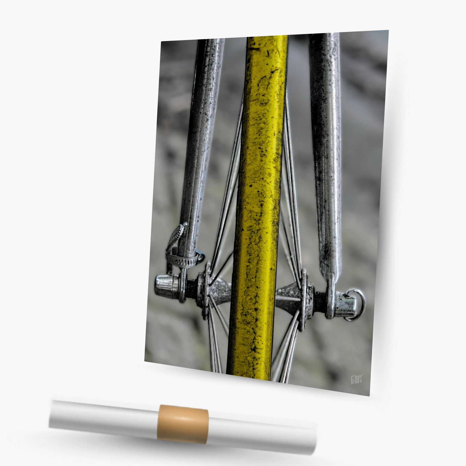 Amsterdam's bikes 5 ~ affiche (30 x 45 cm) – Image 2