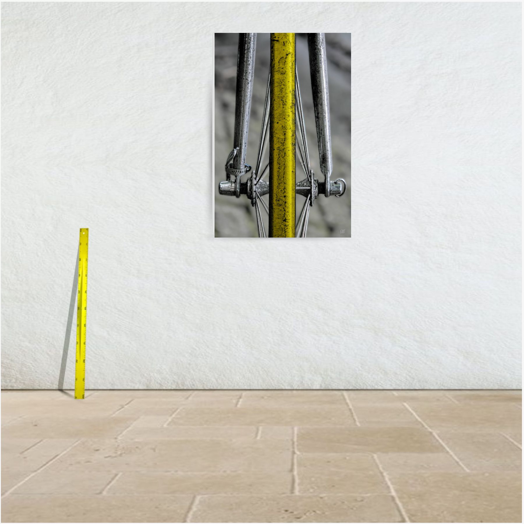 Amsterdam's bikes 5 ~ toile (80 x 120 cm) – Image 3