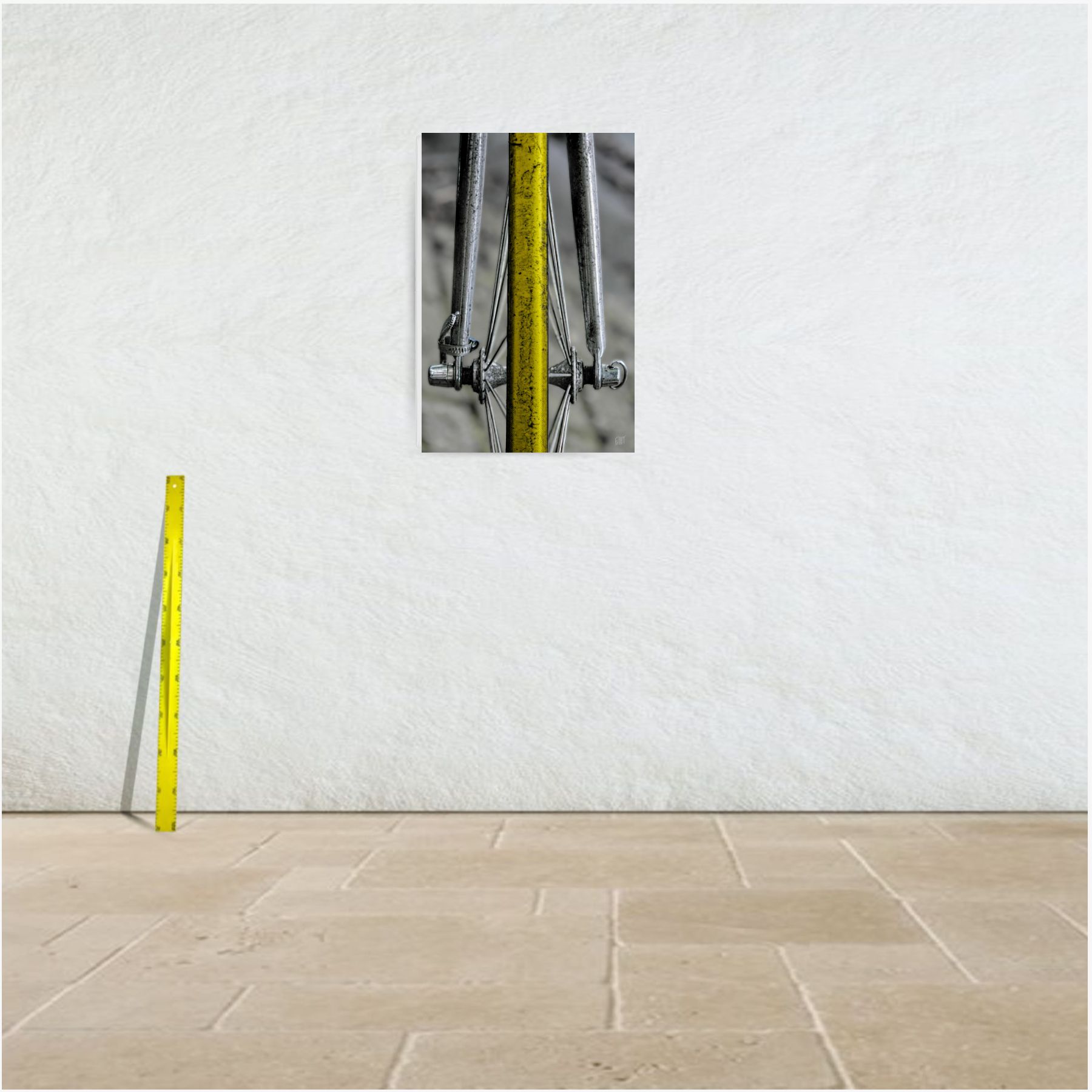 Amsterdam's bikes 5 ~ toile (60 x 90 cm) – Image 3