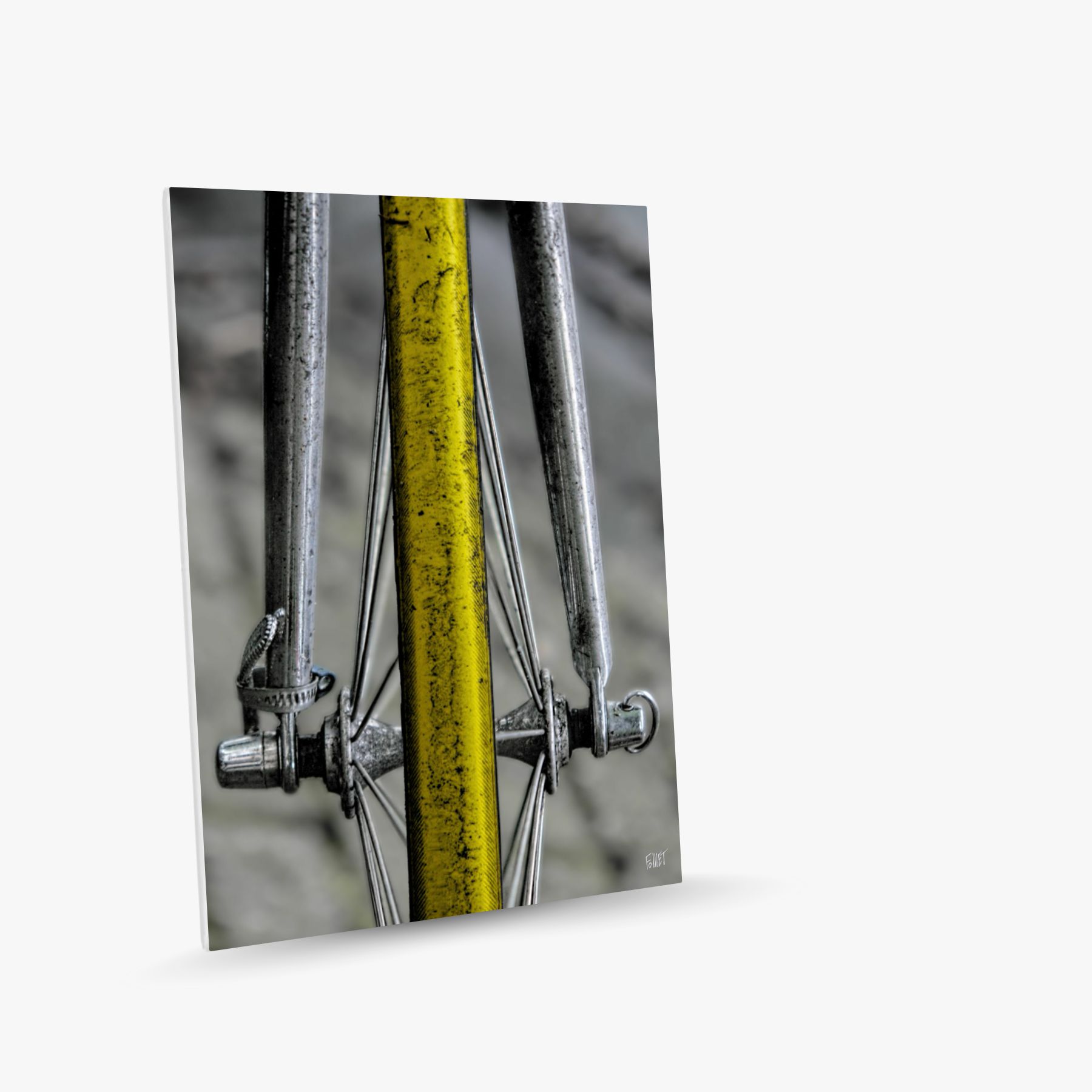 Amsterdam's bikes 5 ~ toile (60 x 90 cm) – Image 2