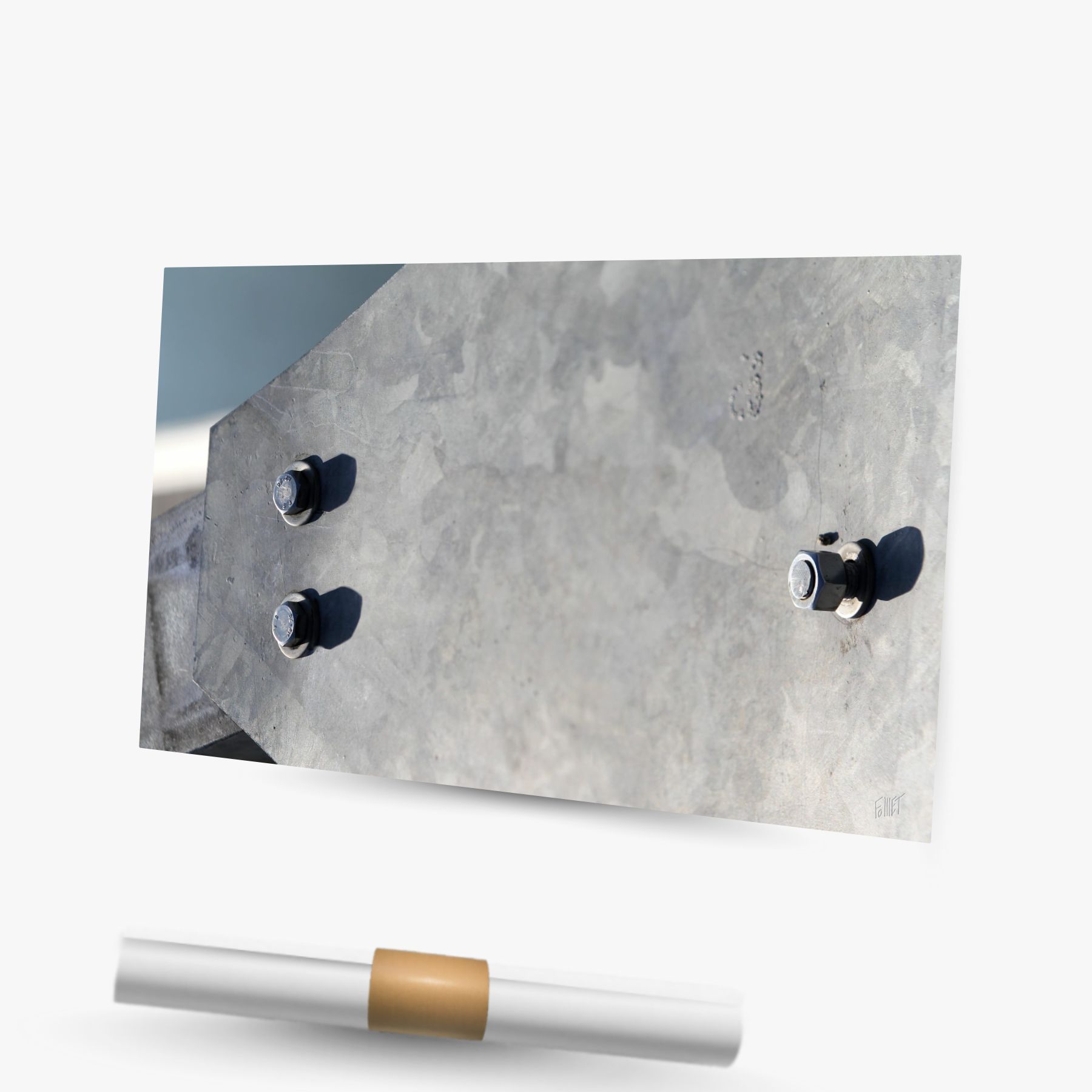 inox line 1 ~ affiche (45 x 30 cm) – Image 2