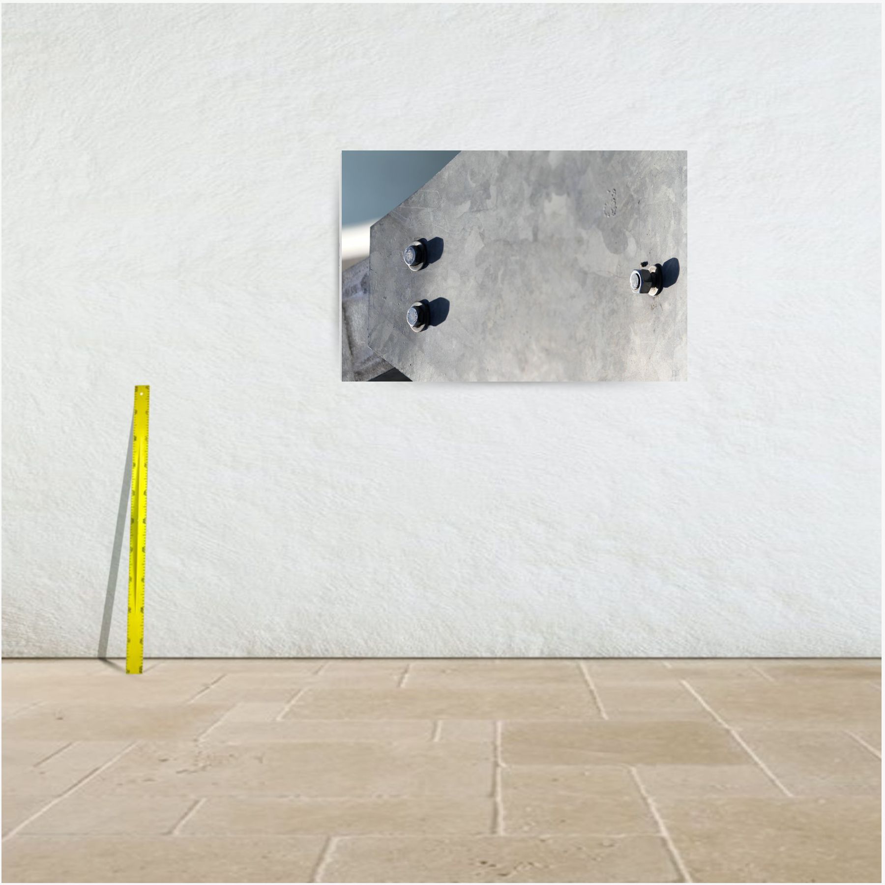 inox line 1 ~ toile (120 x 80 cm) – Image 3