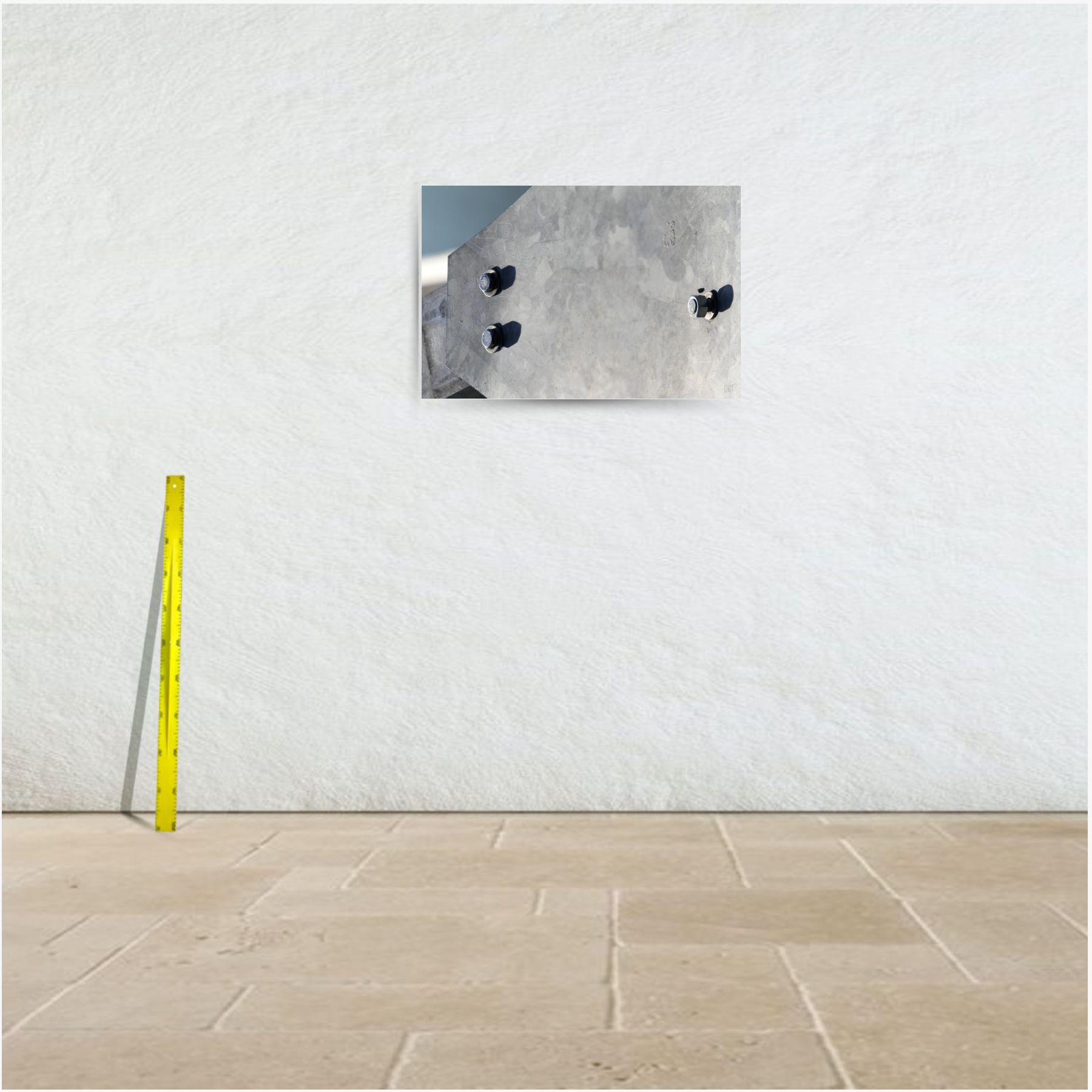 inox line 1 ~ toile (90 x 60 cm) – Image 3