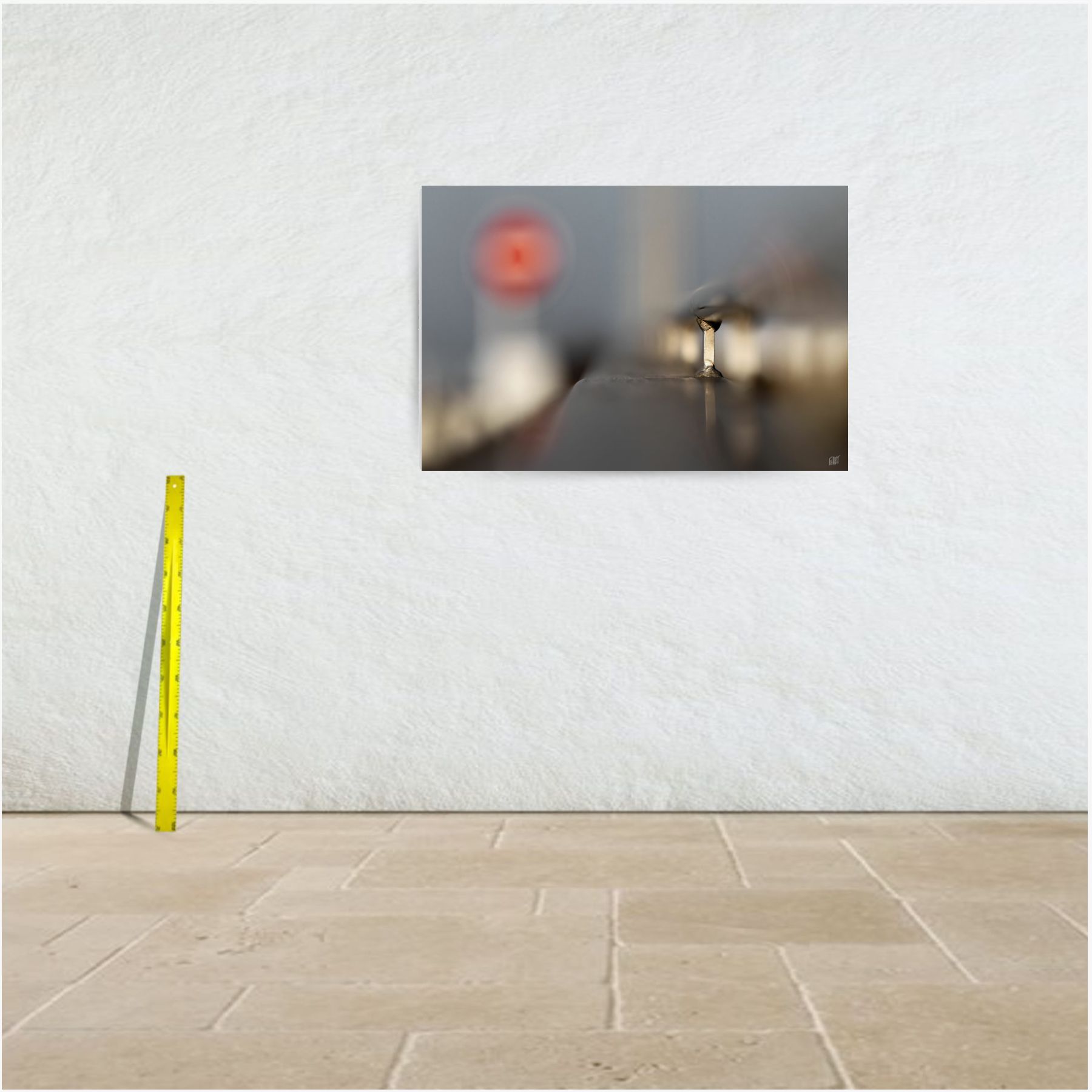 inox line 2 ~ toile (120 x 80 cm) – Image 3