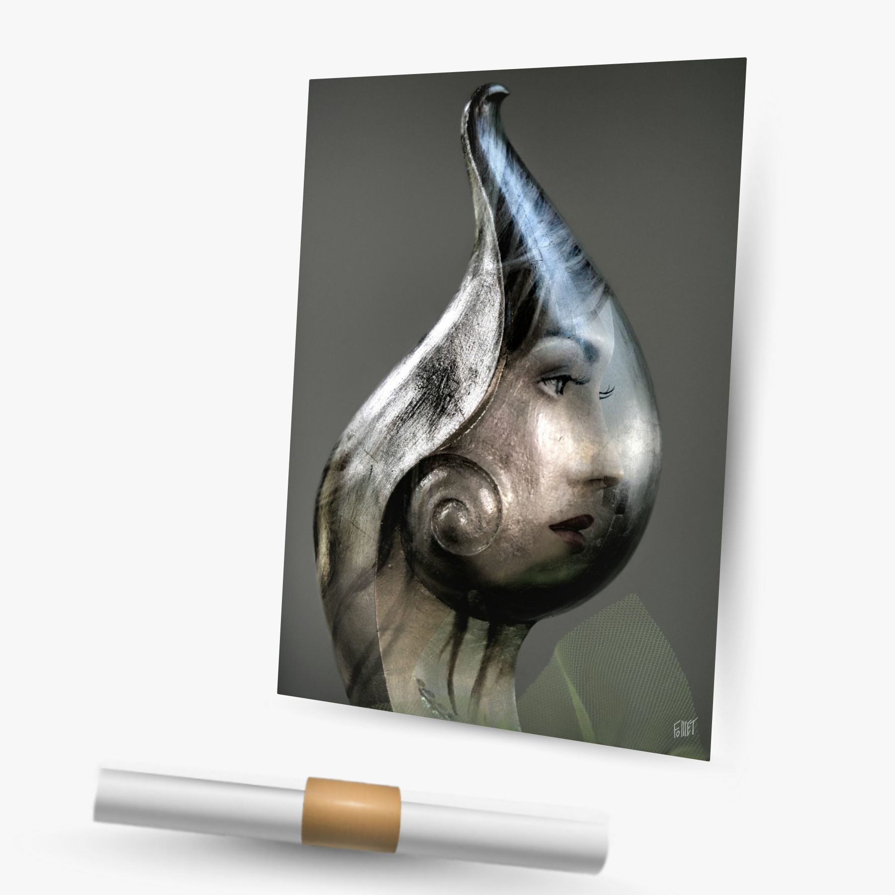 femme cachemire ~ affiche (80 x 120 cm) – Image 2