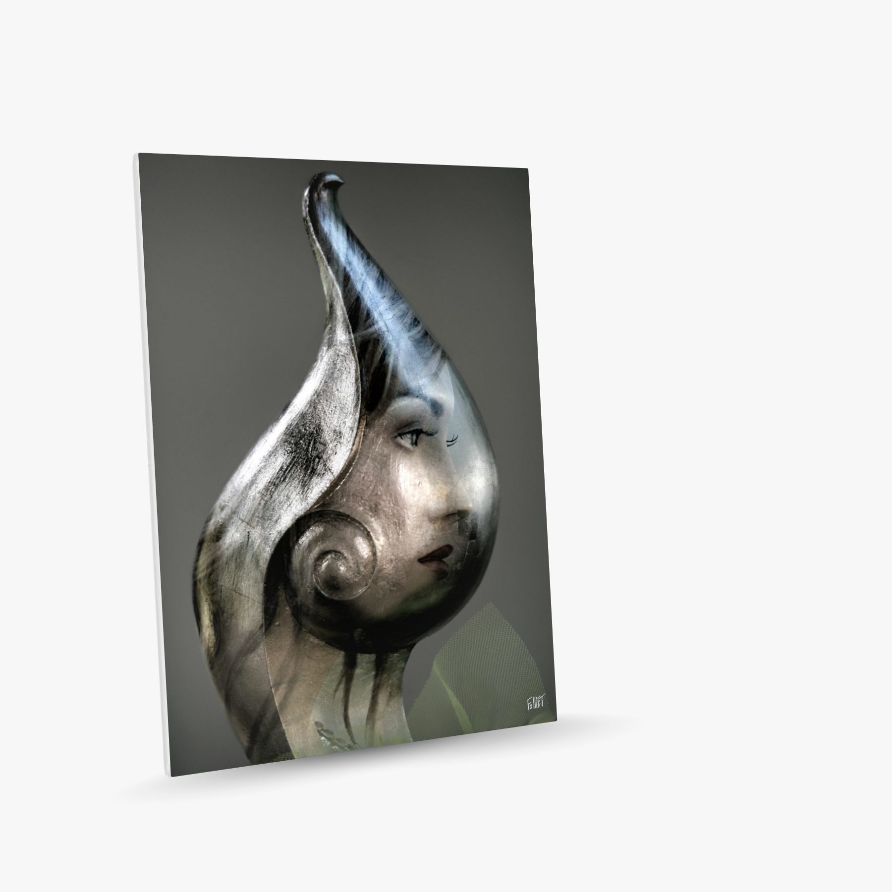 femme cachemire ~ toile (60 x 90 cm) – Image 2