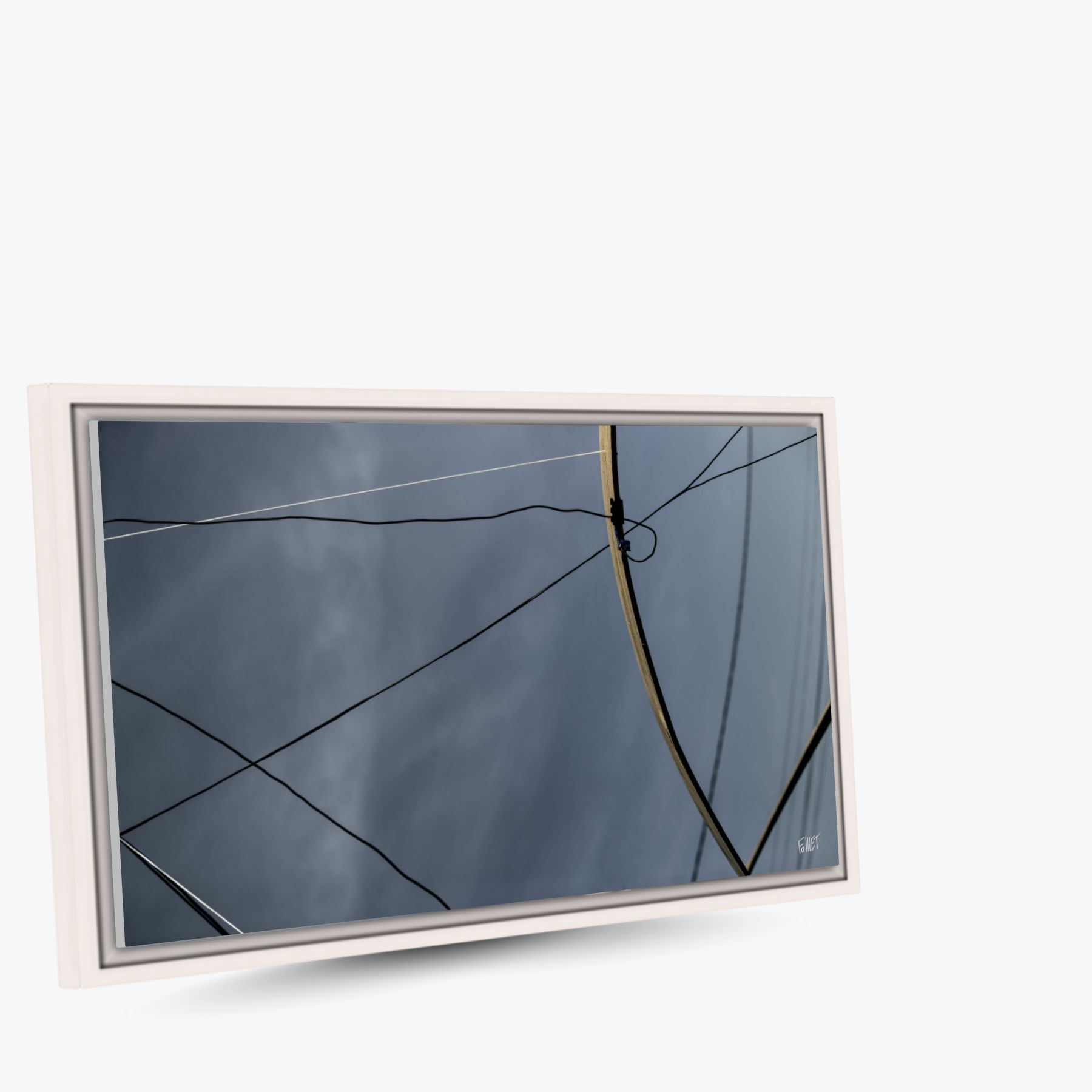 wood song 2 ~ toile encadrée (60 x 40 cm) – Image 2