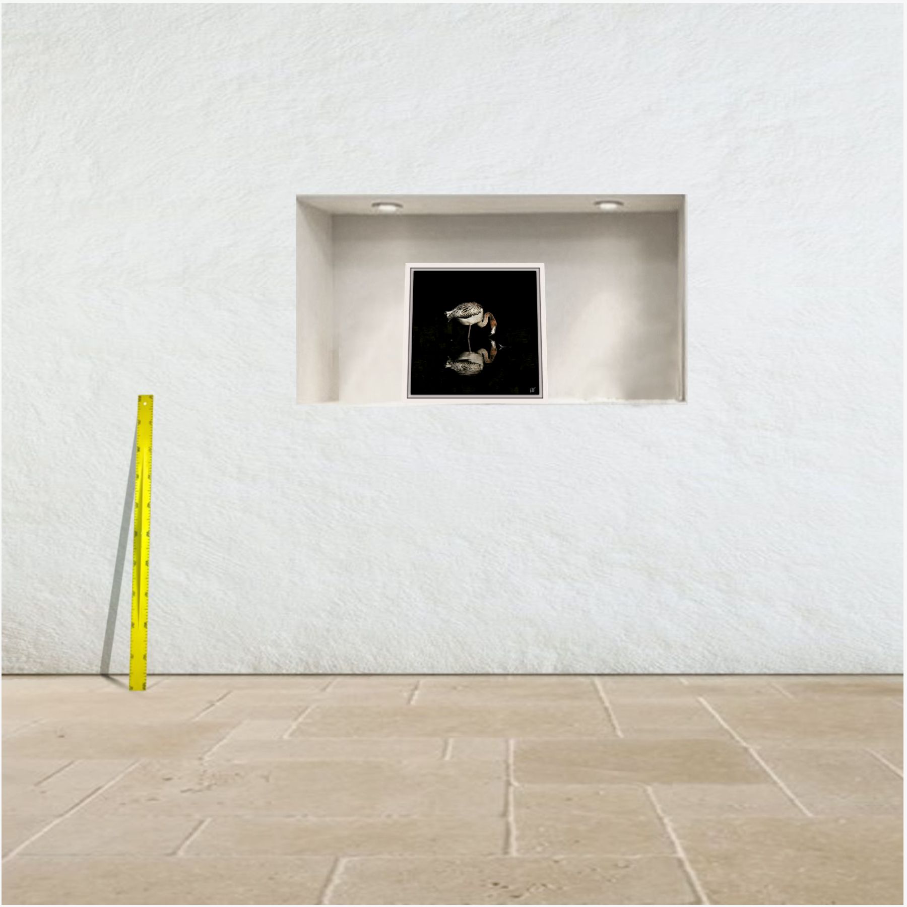 monolog ~ toile encadrée (40 x 40 cm) – Image 3