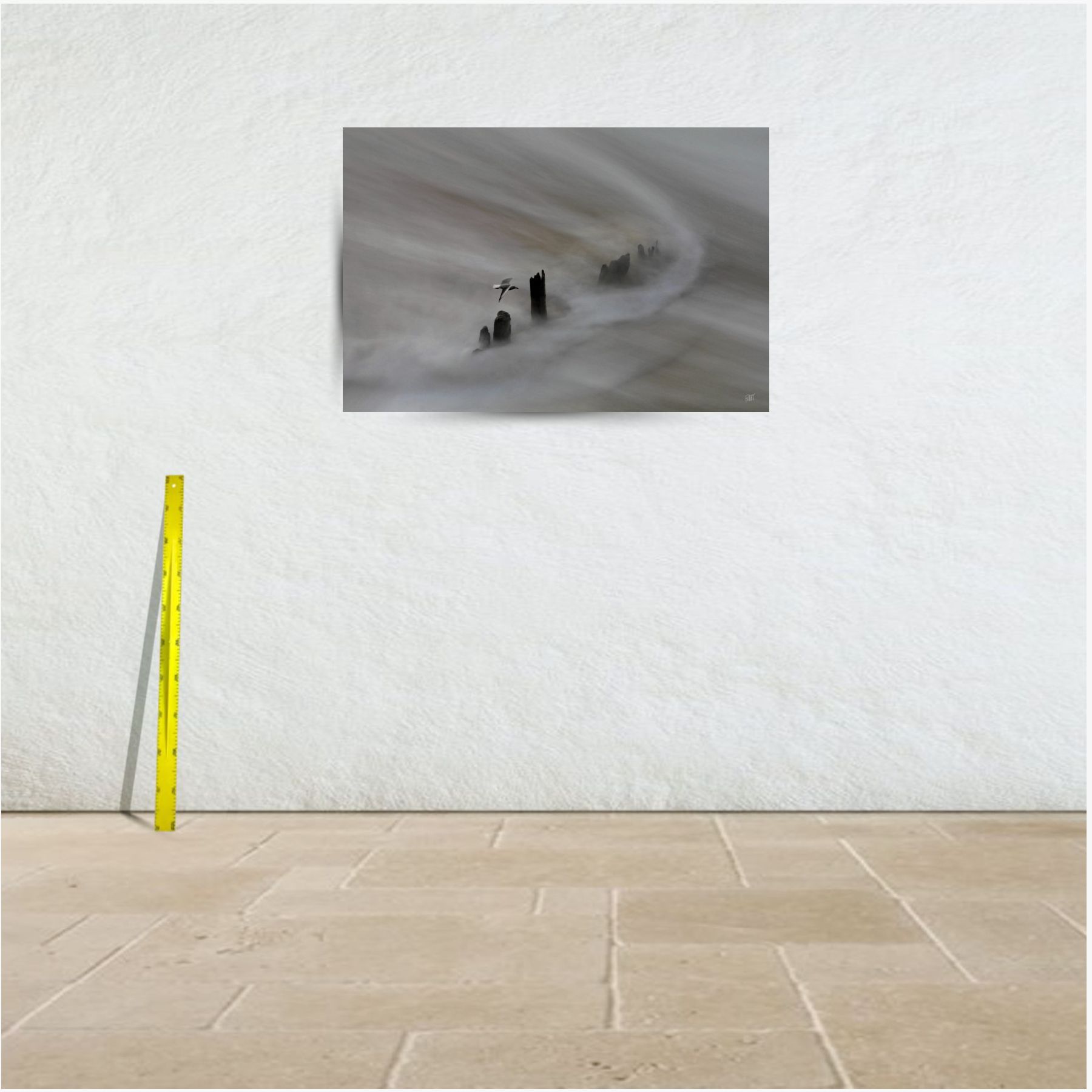 la mouette et l'écume ~ affiche (120 x 80 cm) – Image 3