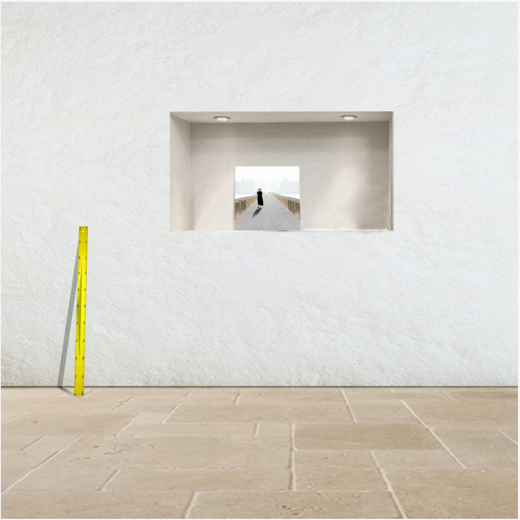 crossing the bridge ~ tirage limité n° 11/20 (40 x 40 cm) – Image 3