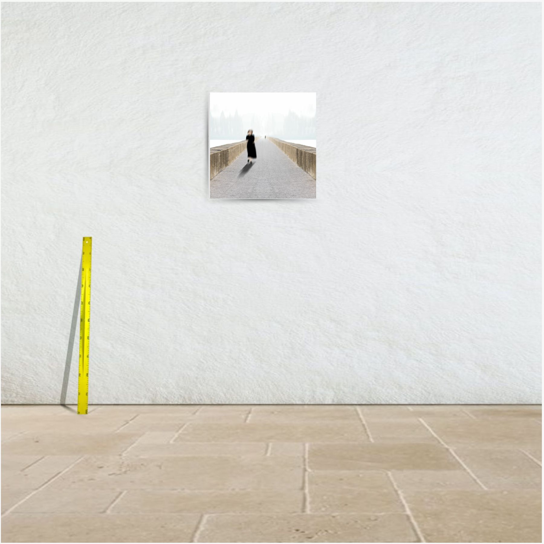 crossing the bridge ~ toile (60 x 60 cm) – Image 3