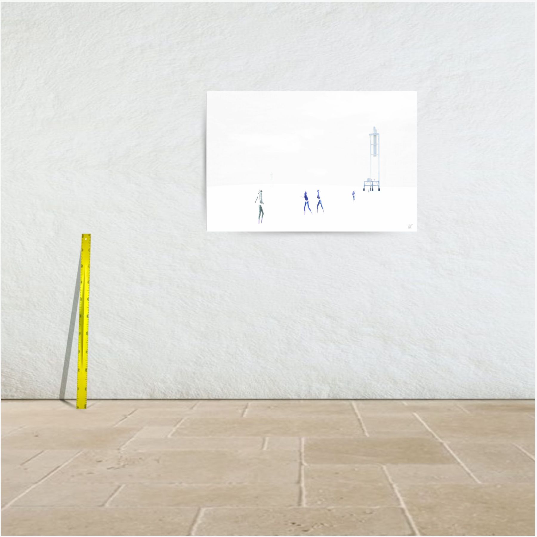 interférence ~ toile (120 x 80 cm) – Image 3