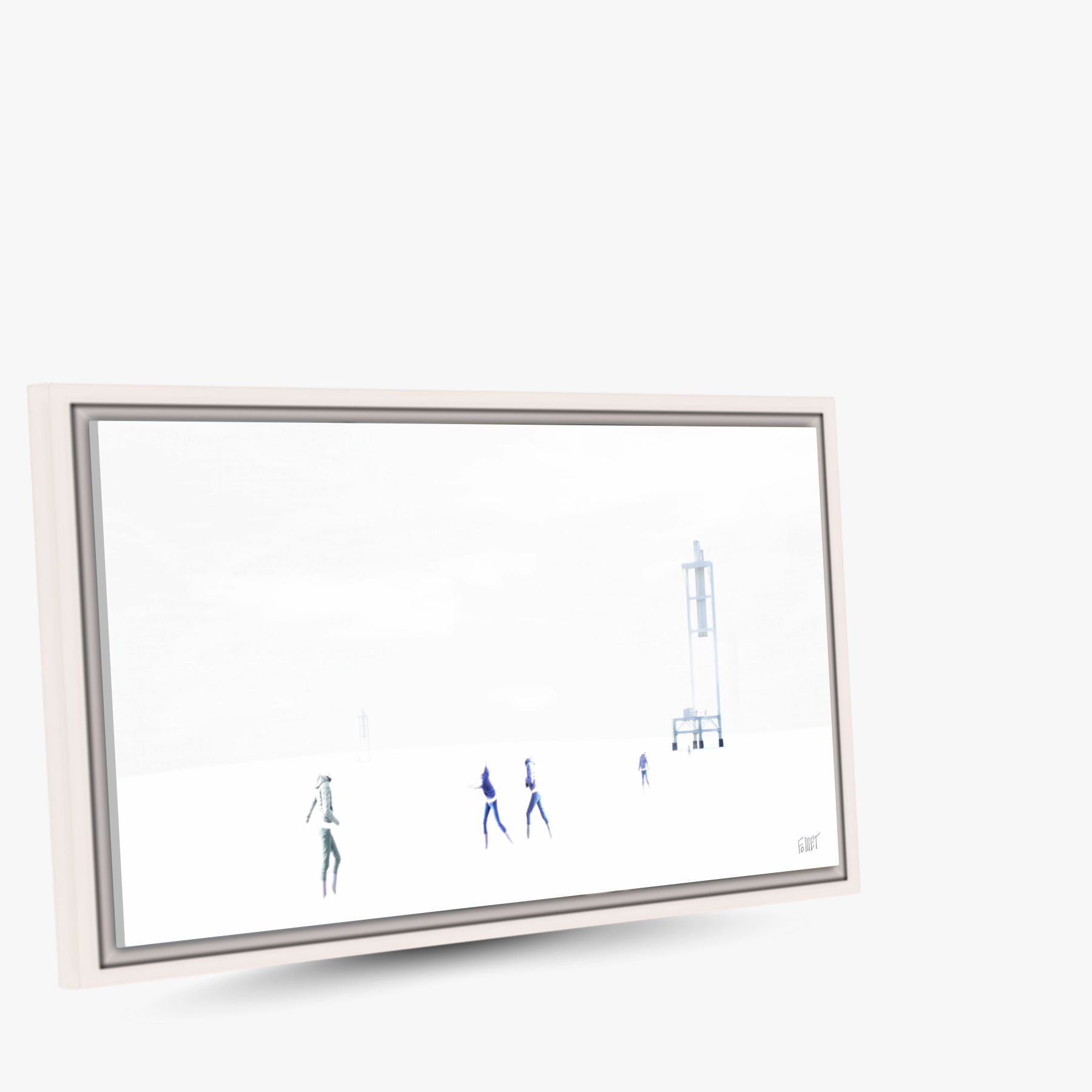 interférence ~ toile encadrée (60 x 40 cm) – Image 2