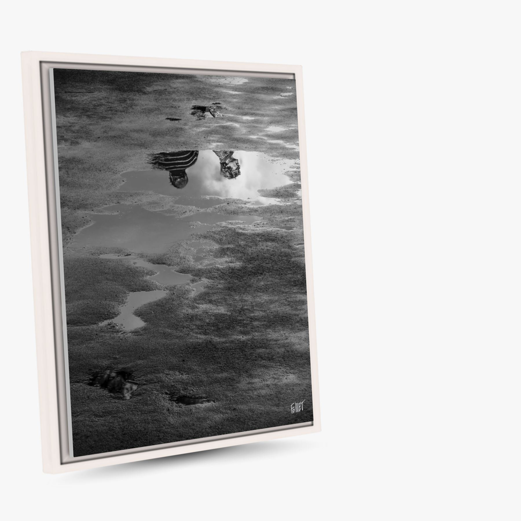la flaque ~ toile encadrée (40 x 60 cm) – Image 2