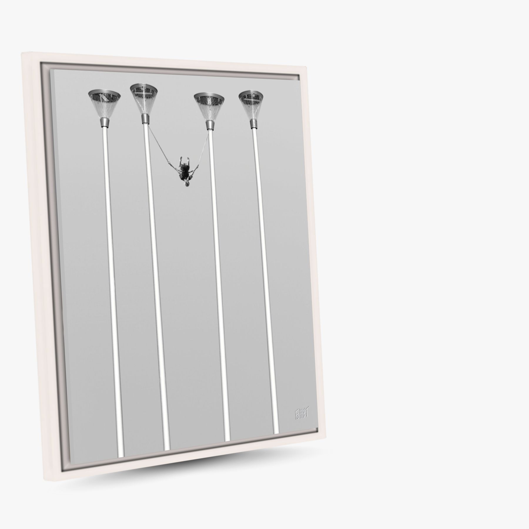 acrobatia ~ toile encadrée (40 x 60 cm) – Image 2