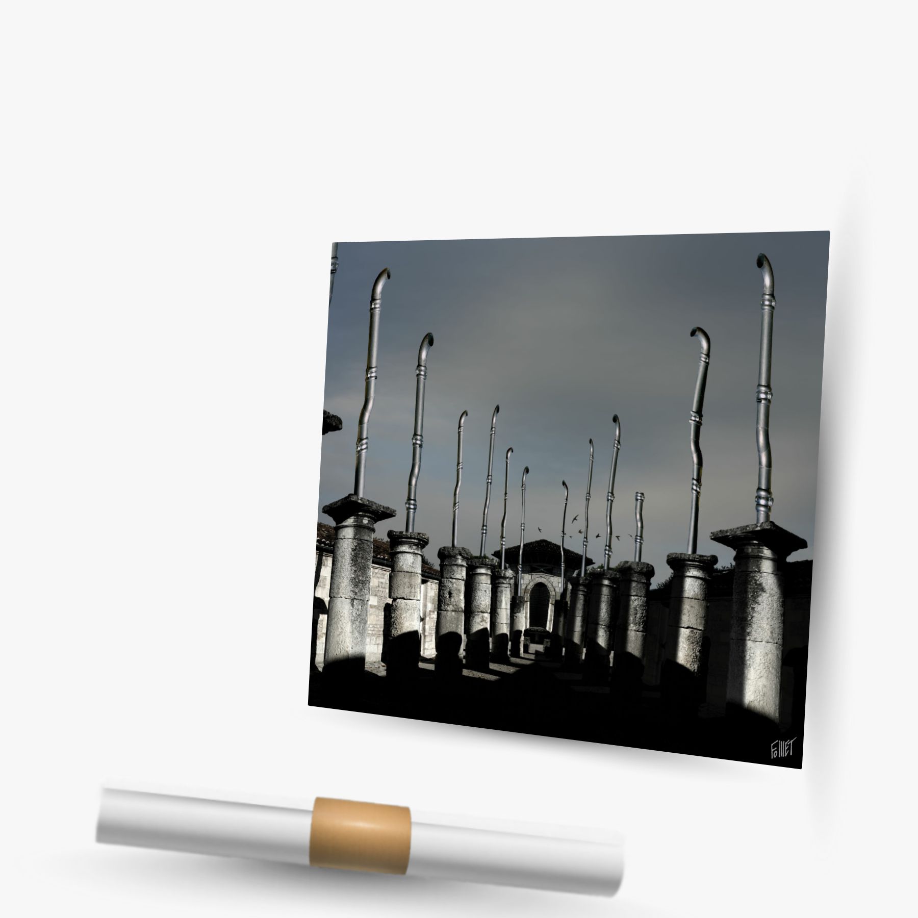 orgues gallo-romaines ~ affiche (60 x 60 cm) – Image 2