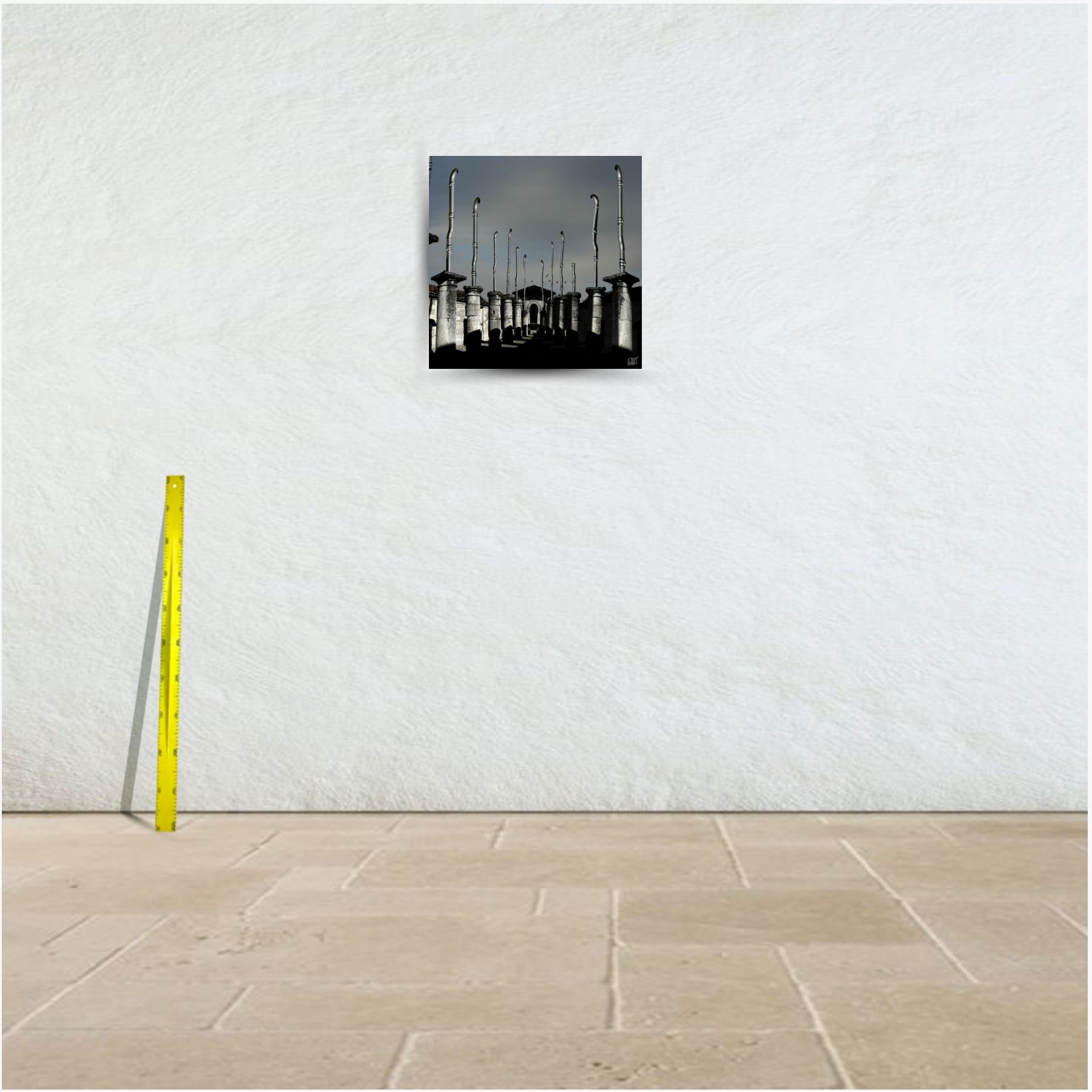 orgues gallo-romaines ~ tirage limité n° 5/20 (60 x 60 cm) – Image 3