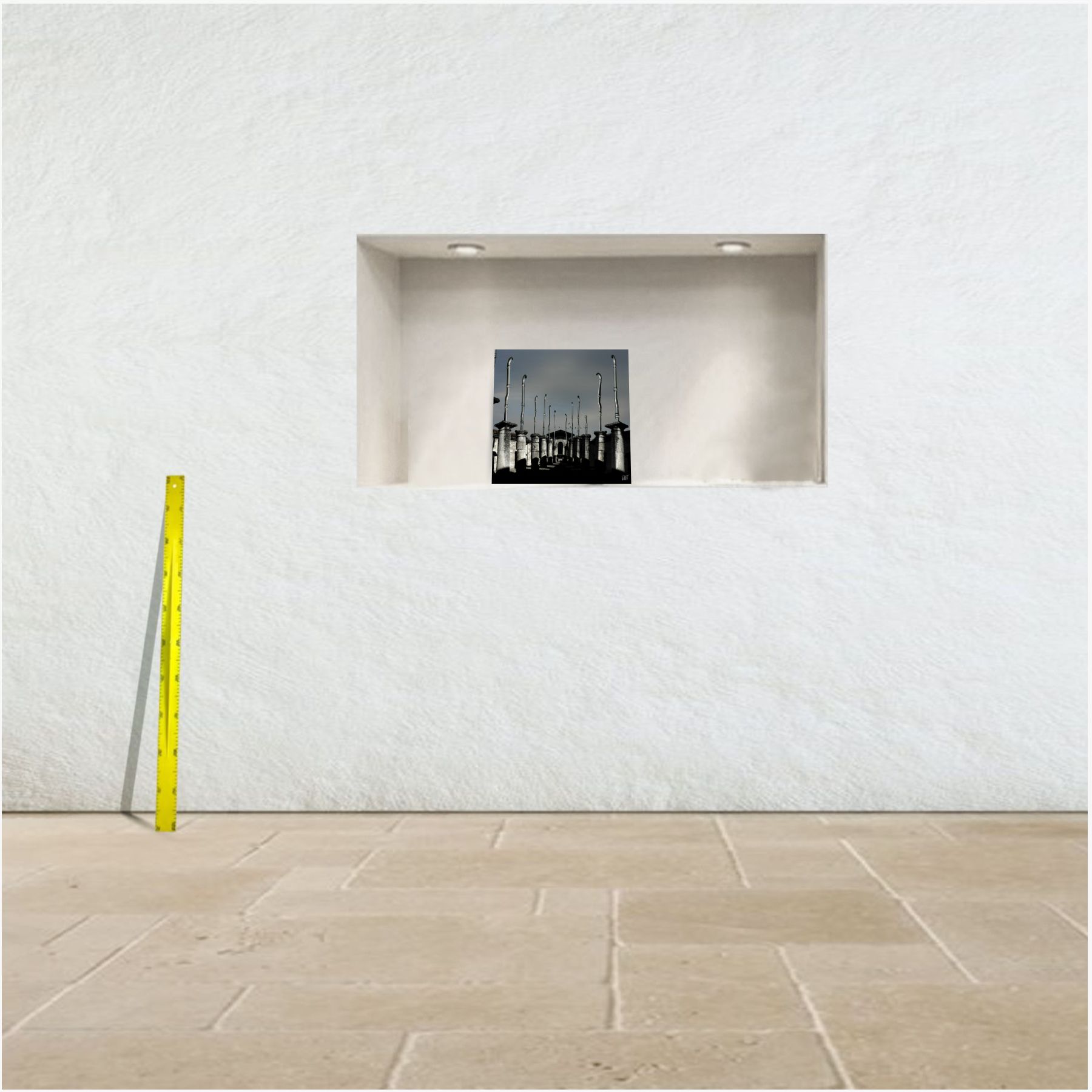 orgues gallo-romaines ~ tirage limité n° 5/20 (40 x 40 cm) – Image 3