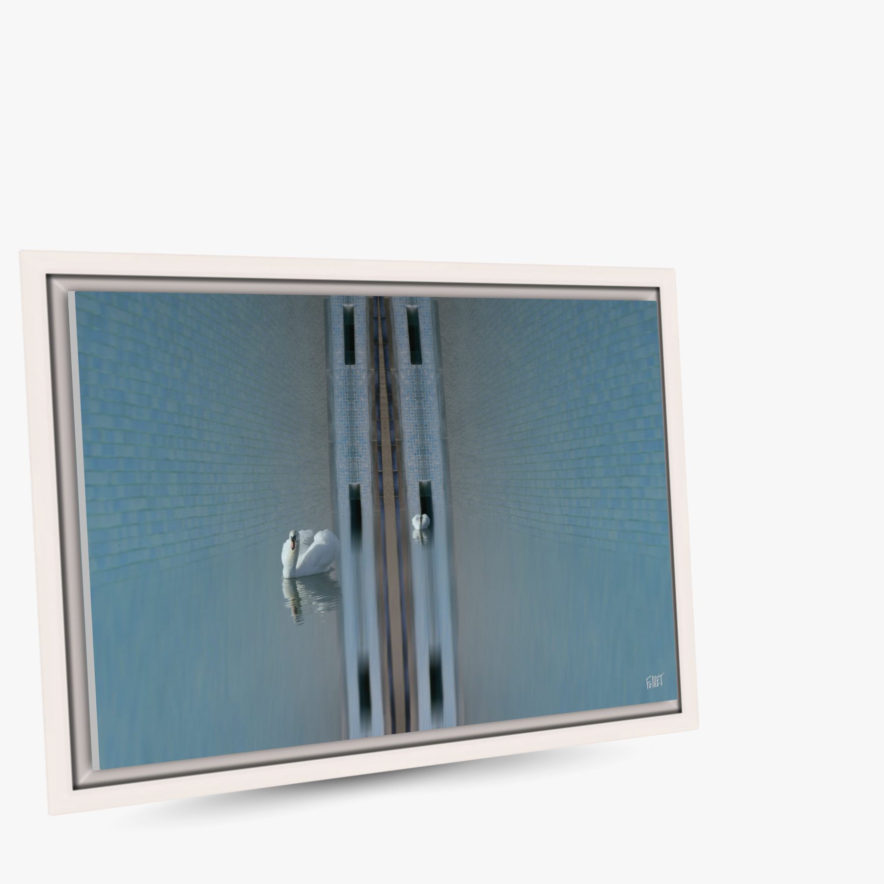 glissements furtifs ~ toile encadrée (40 x 30 cm) – Image 2