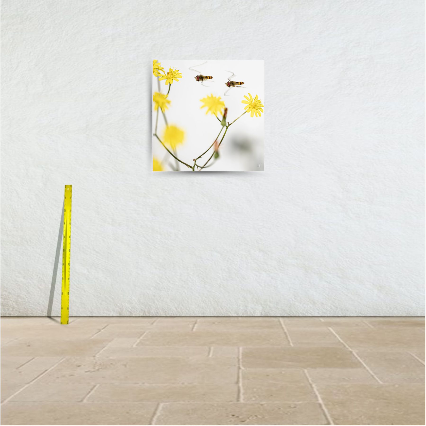 opération safran ~ toile (80 x 80 cm) – Image 3