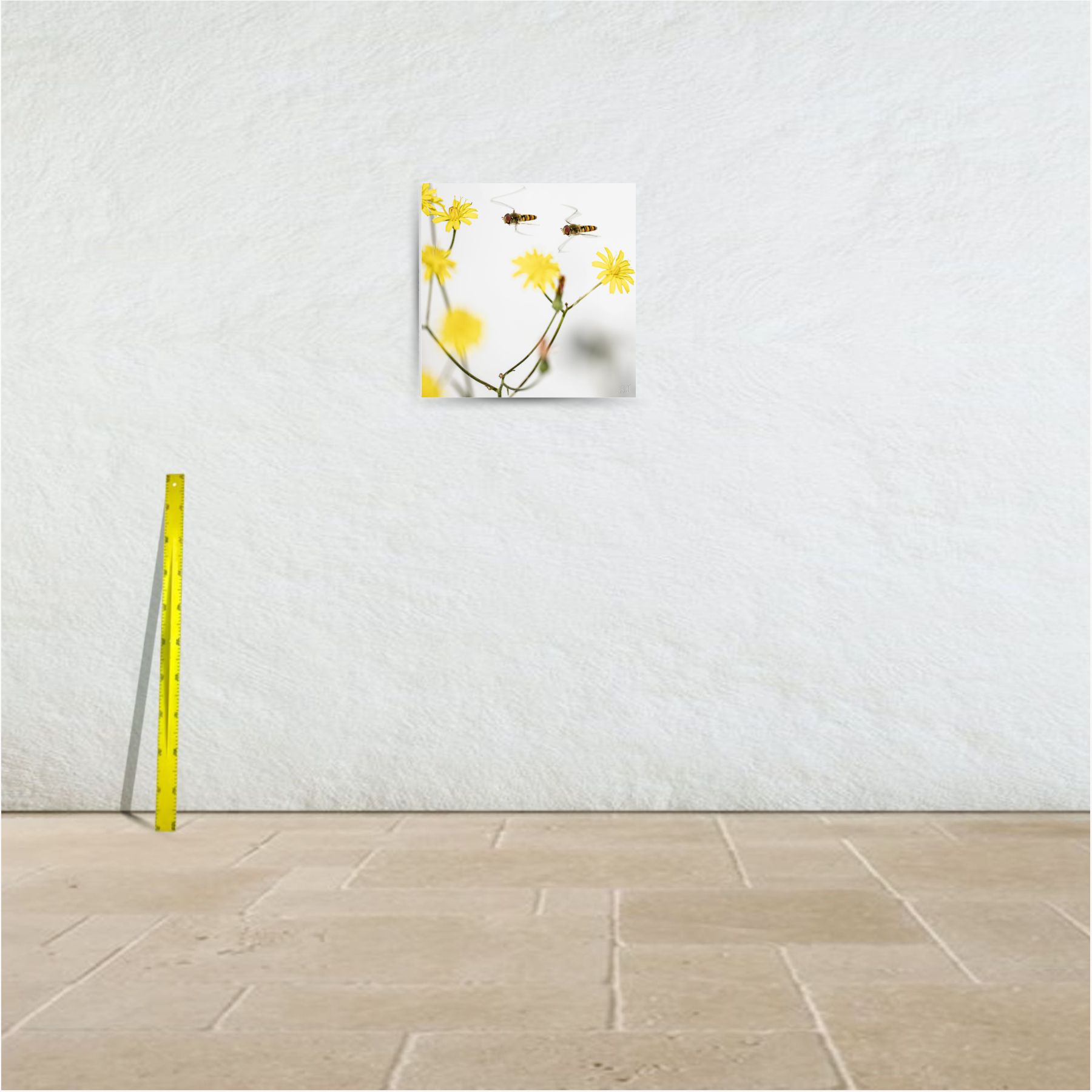 opération safran ~ toile (60 x 60 cm) – Image 3