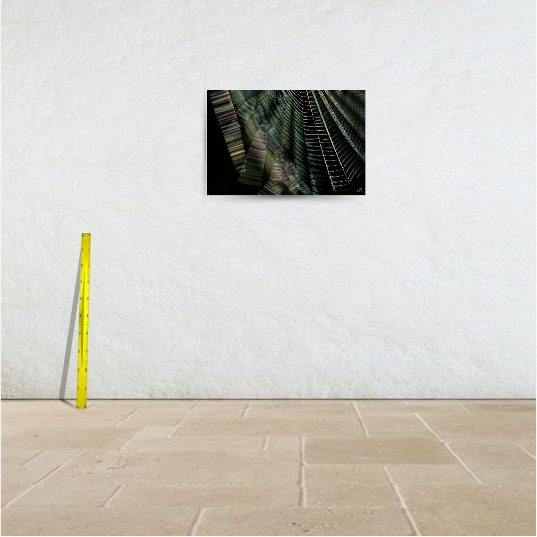 Last Spider Drawing 1 ~ toile (90 x 60 cm) – Image 3