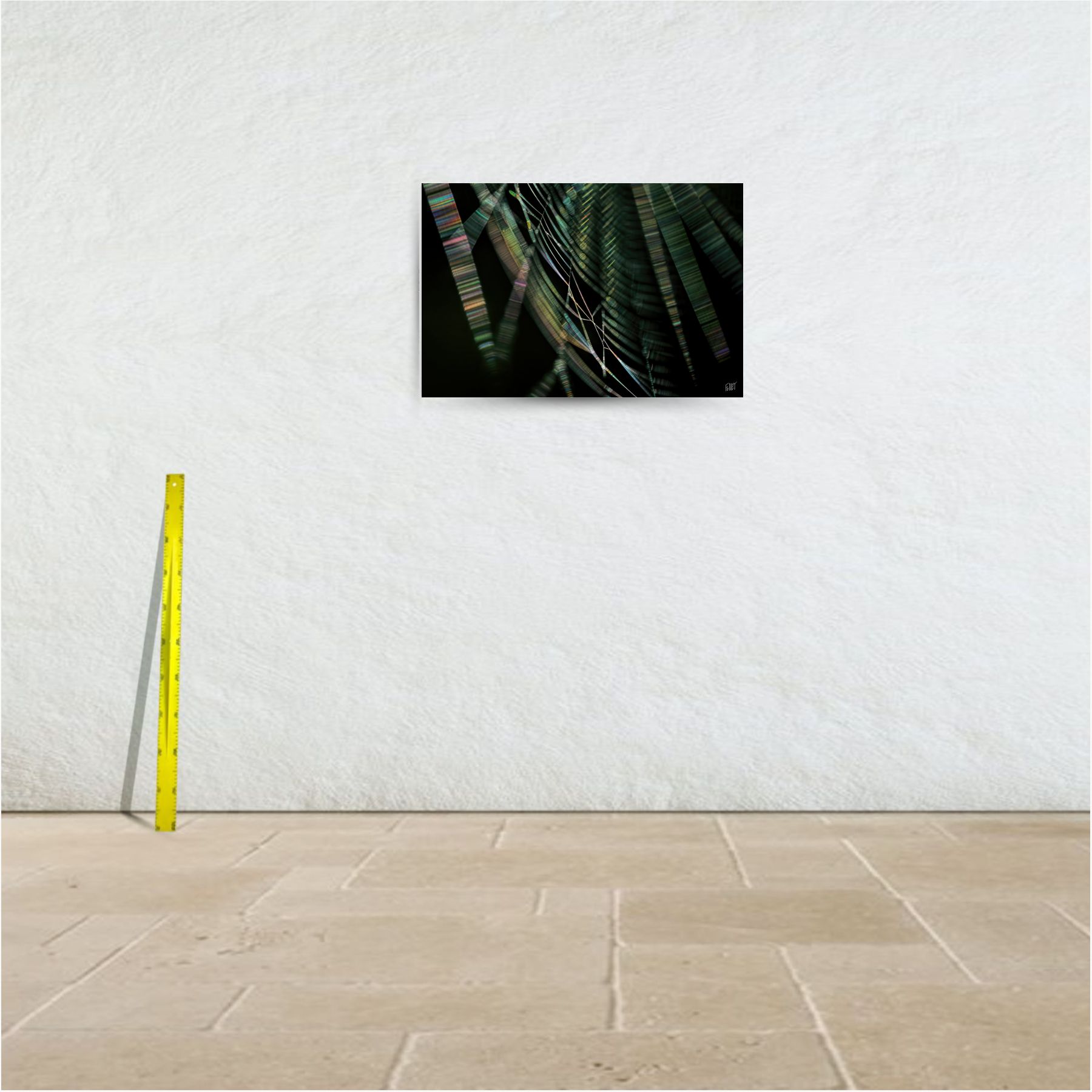 Last Spider Drawing 2 ~ toile (90 x 60 cm) – Image 3