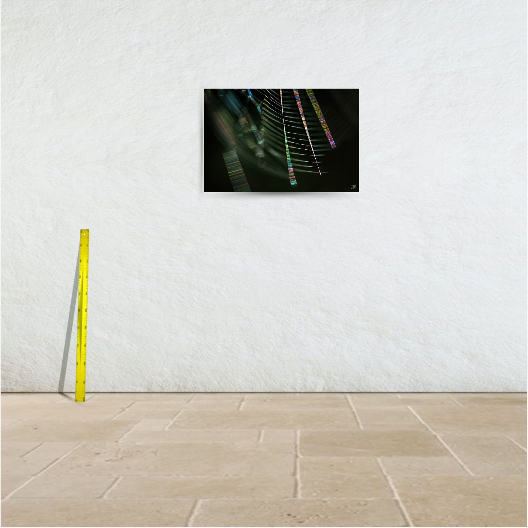 Last Spider Drawing 4 ~ toile (90 x 60 cm) – Image 3