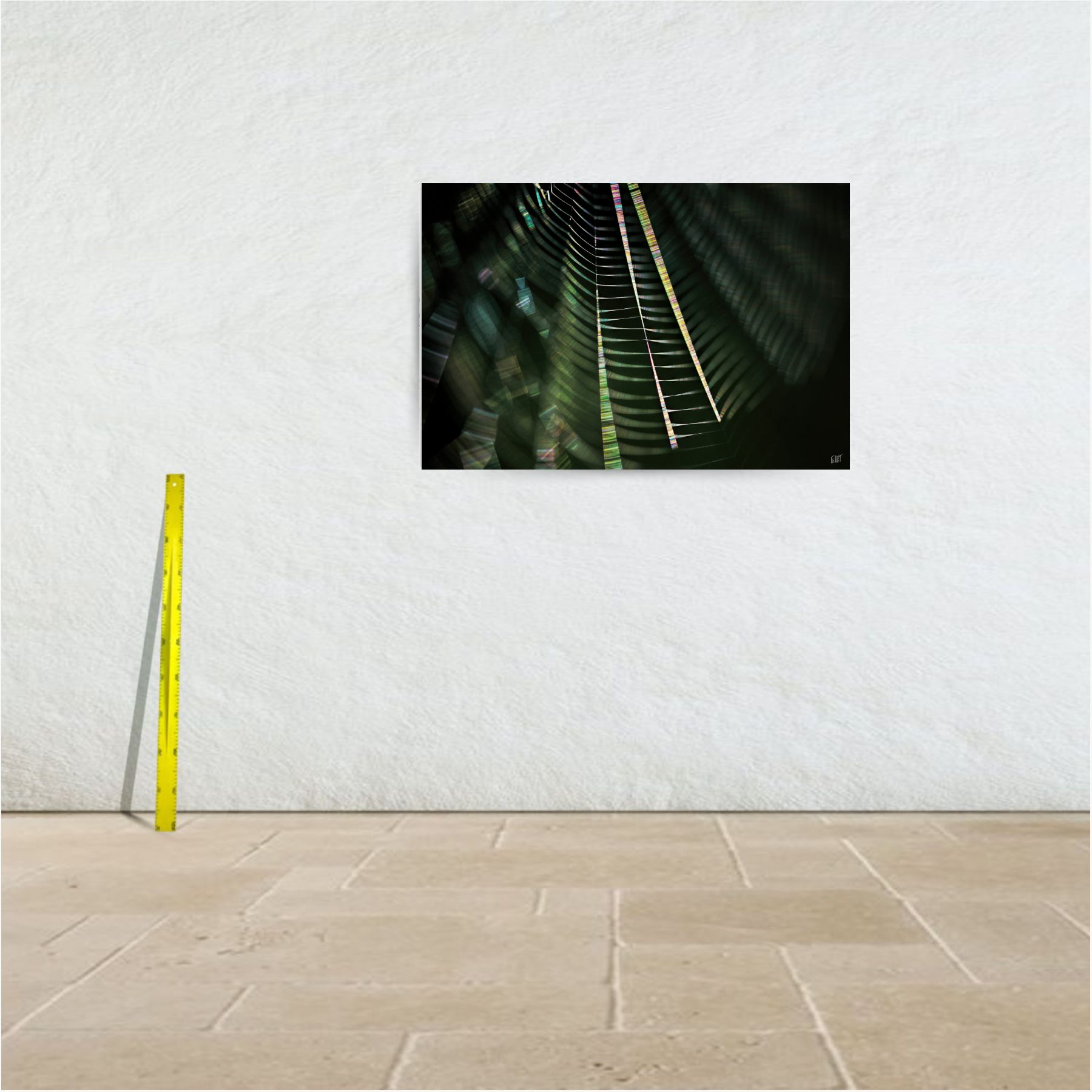 Last Spider Drawing 6 ~ toile (120 x 80 cm) – Image 3