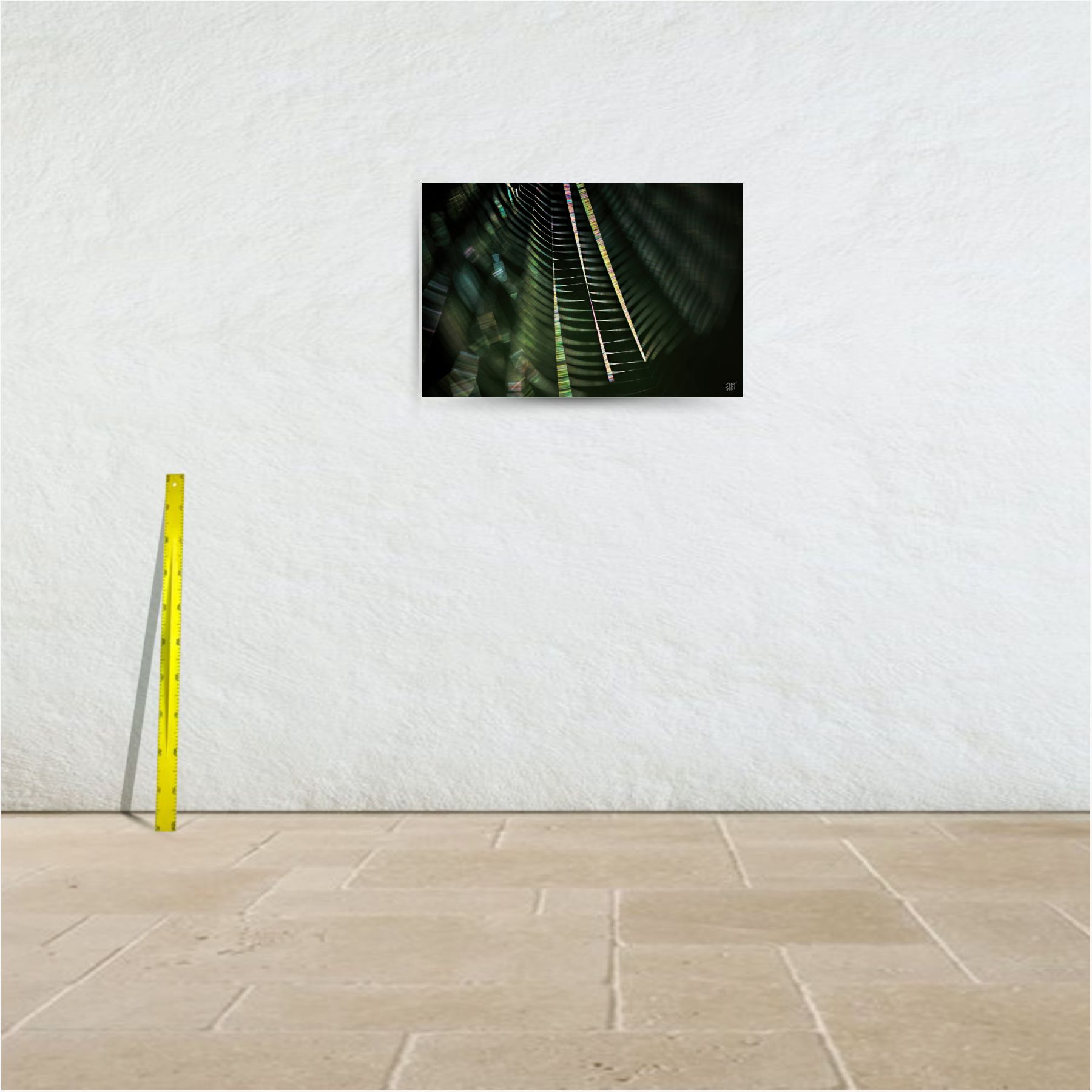 Last Spider Drawing 6 ~ toile (90 x 60 cm) – Image 3