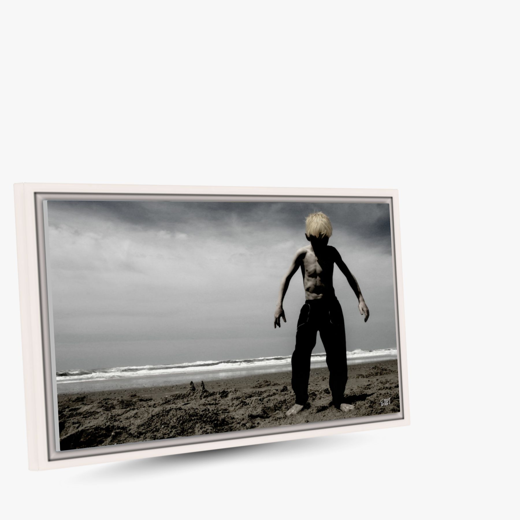 la bille égarée ~ toile encadrée (60 x 40 cm) – Image 2