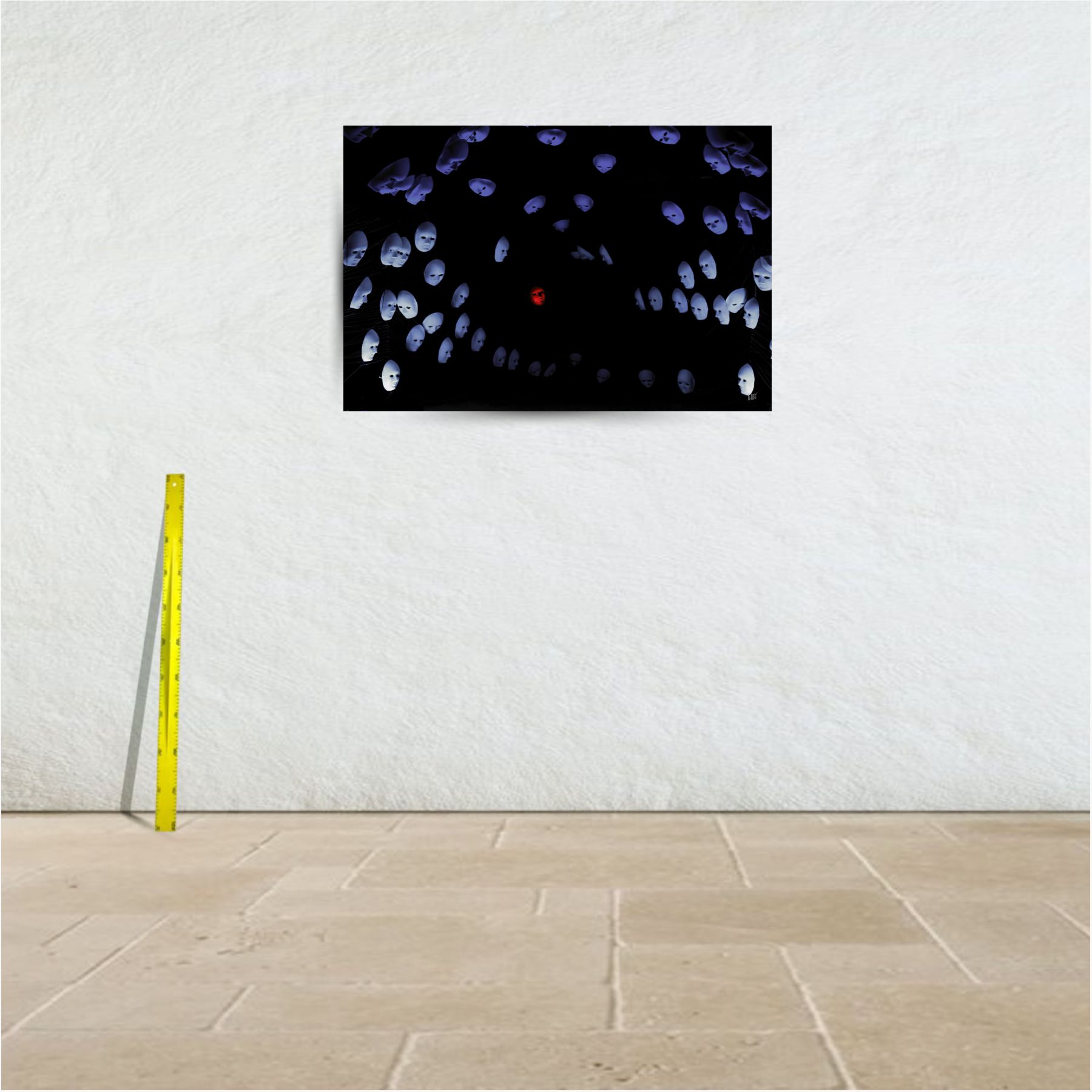 the red mask ~ affiche (120 x 80 cm) – Image 3