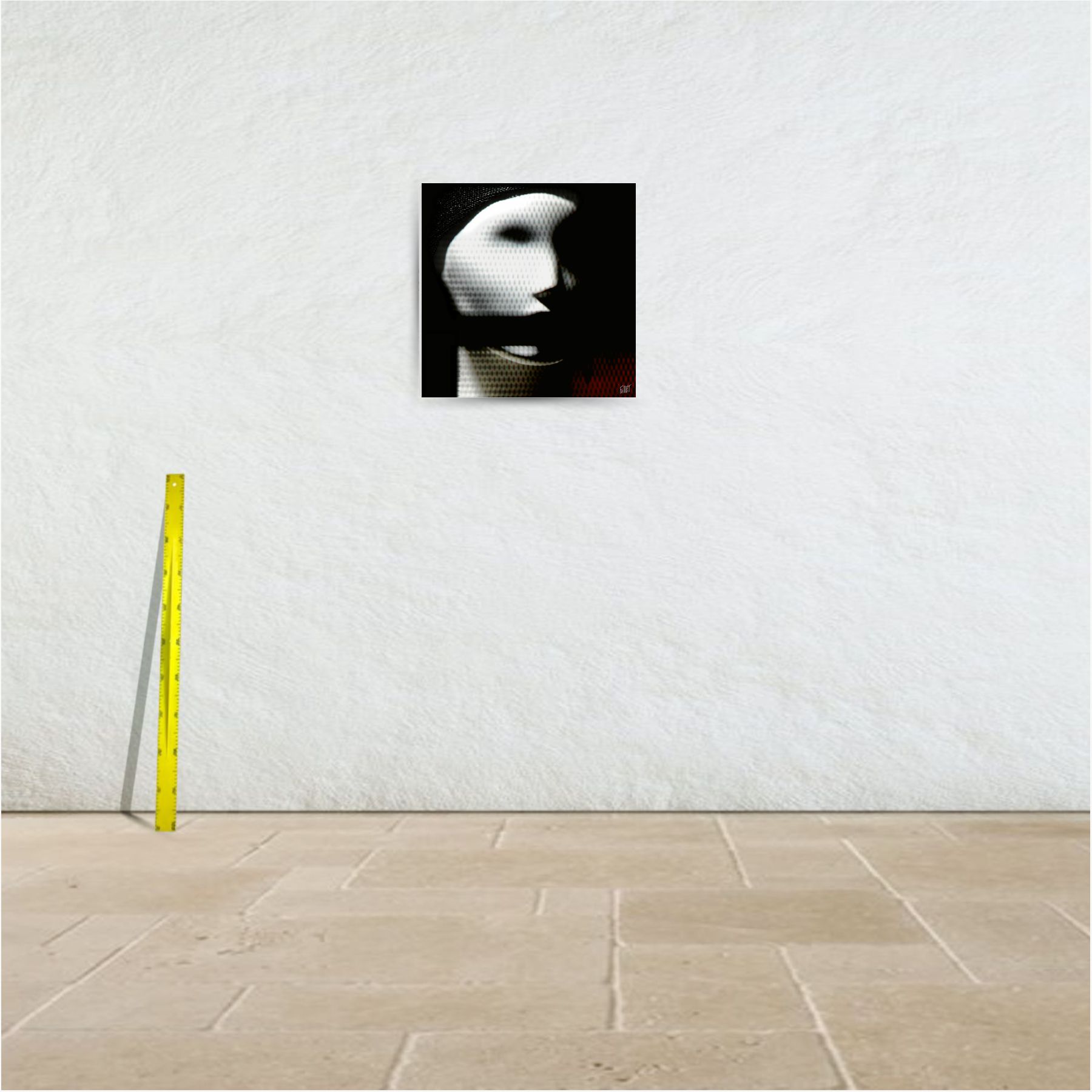 between us ~ toile (60 x 60 cm) – Image 3