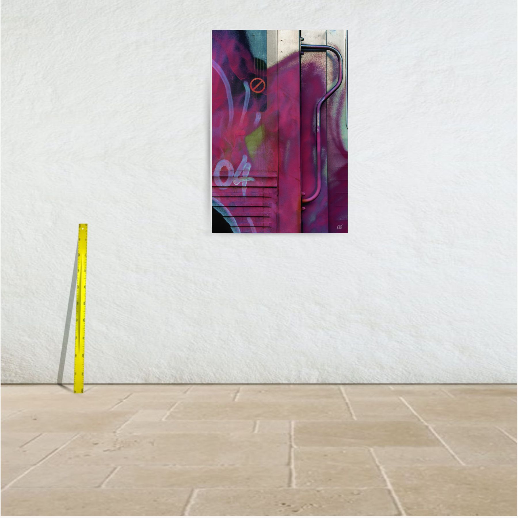 tags galvanisés 1 ~ toile (80 x 120 cm) – Image 3