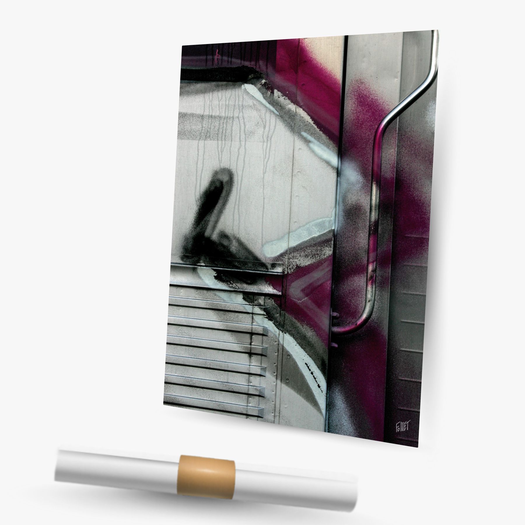 tags galvanisés 2 ~ affiche (80 x 120 cm) – Image 2