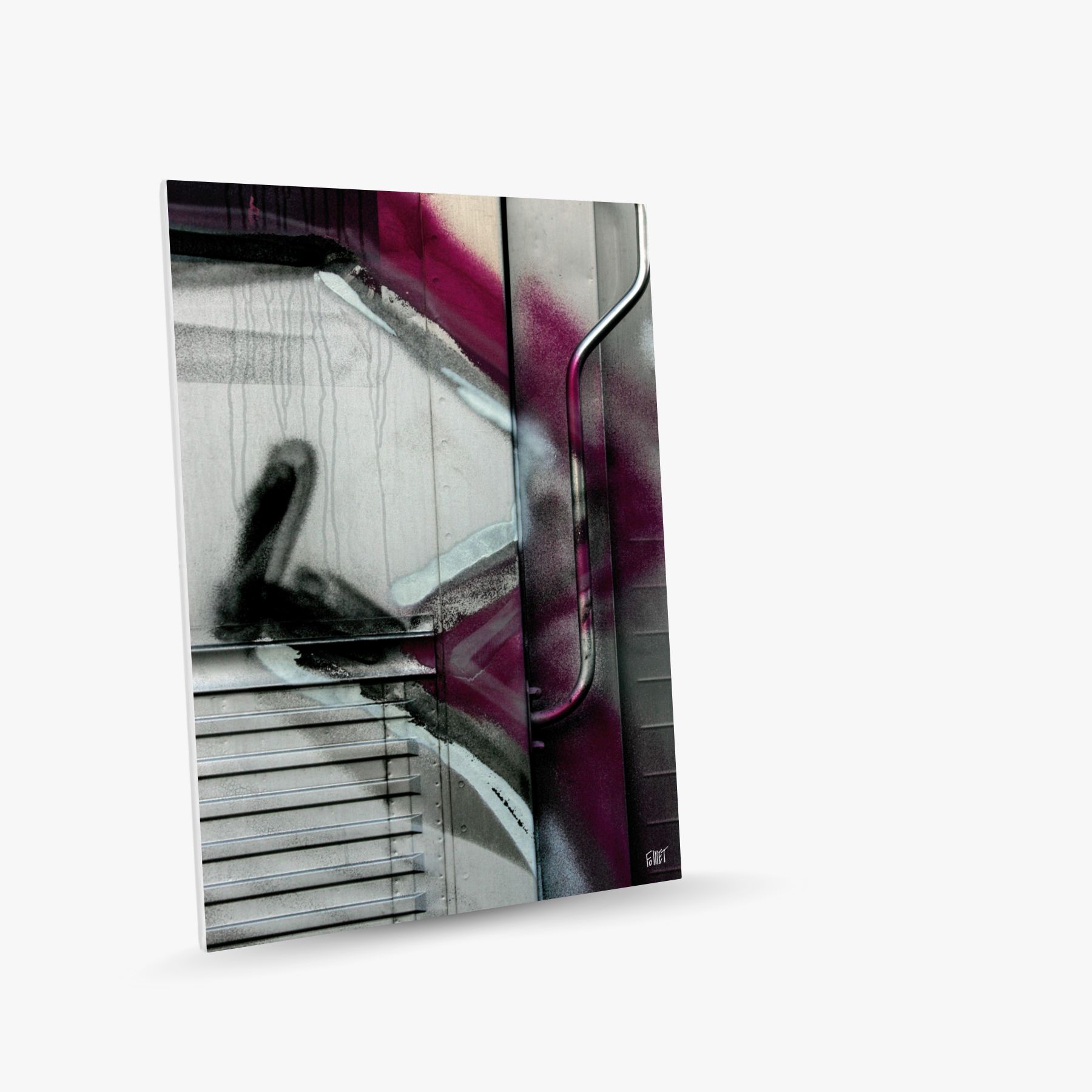 tags galvanisés 2 ~ toile (60 x 90 cm) – Image 2