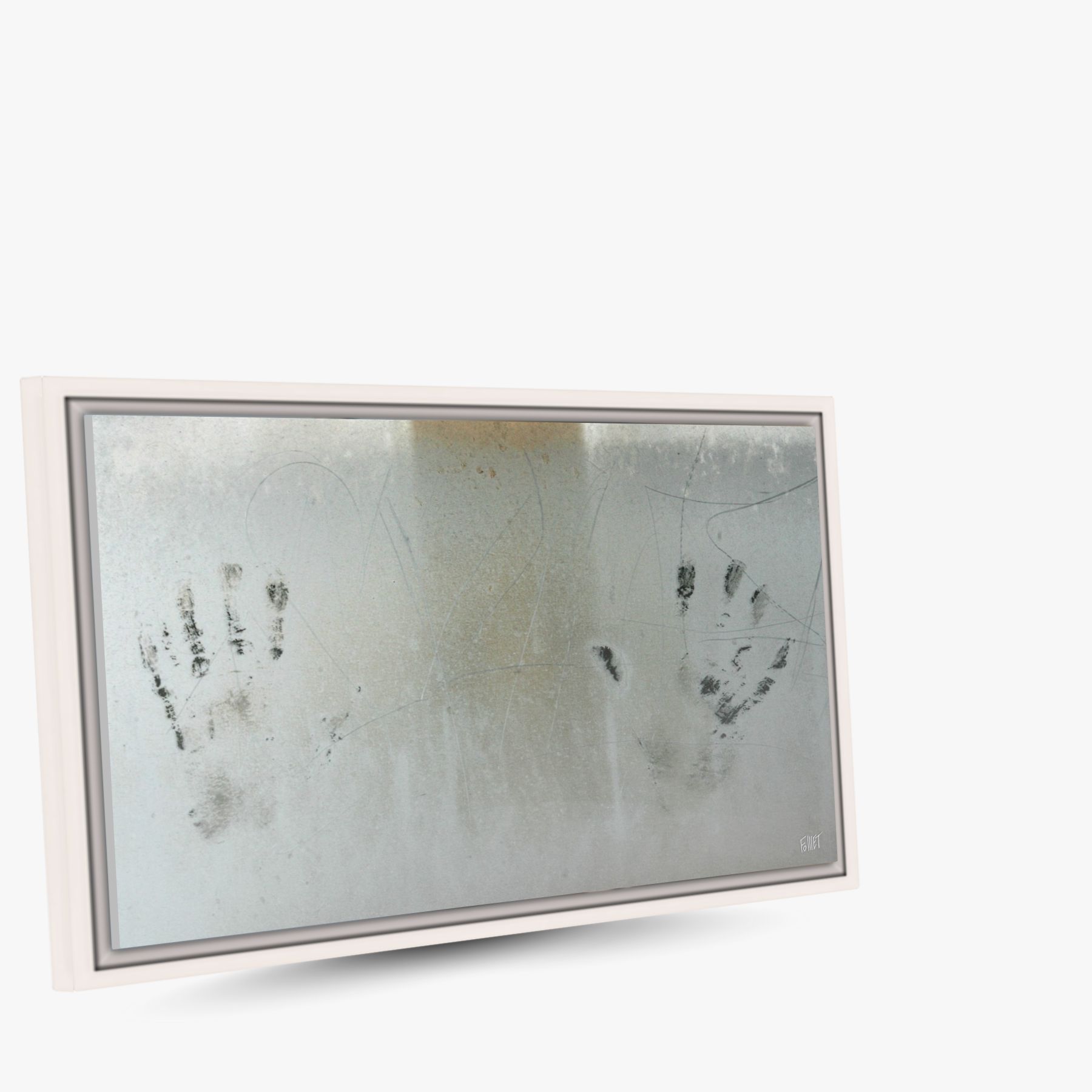 tags galvanisés 5 ~ toile encadrée (60 x 40 cm) – Image 2