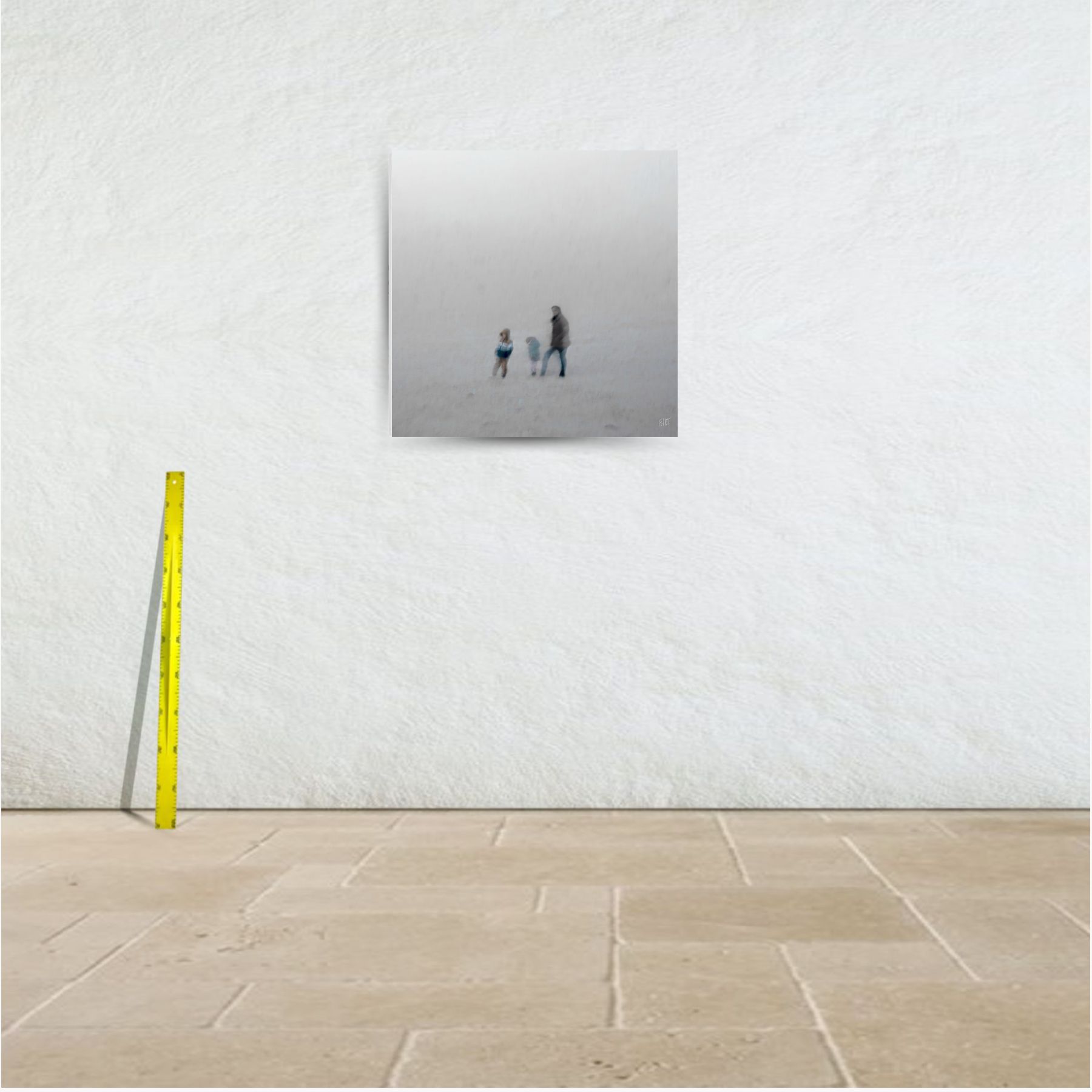 fragment of life 3 ~ toile (80 x 80 cm) – Image 3