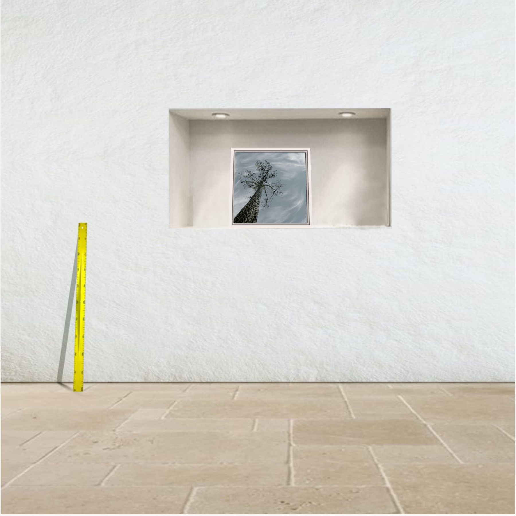 pantomime ~ toile encadrée (40 x 40 cm) – Image 3