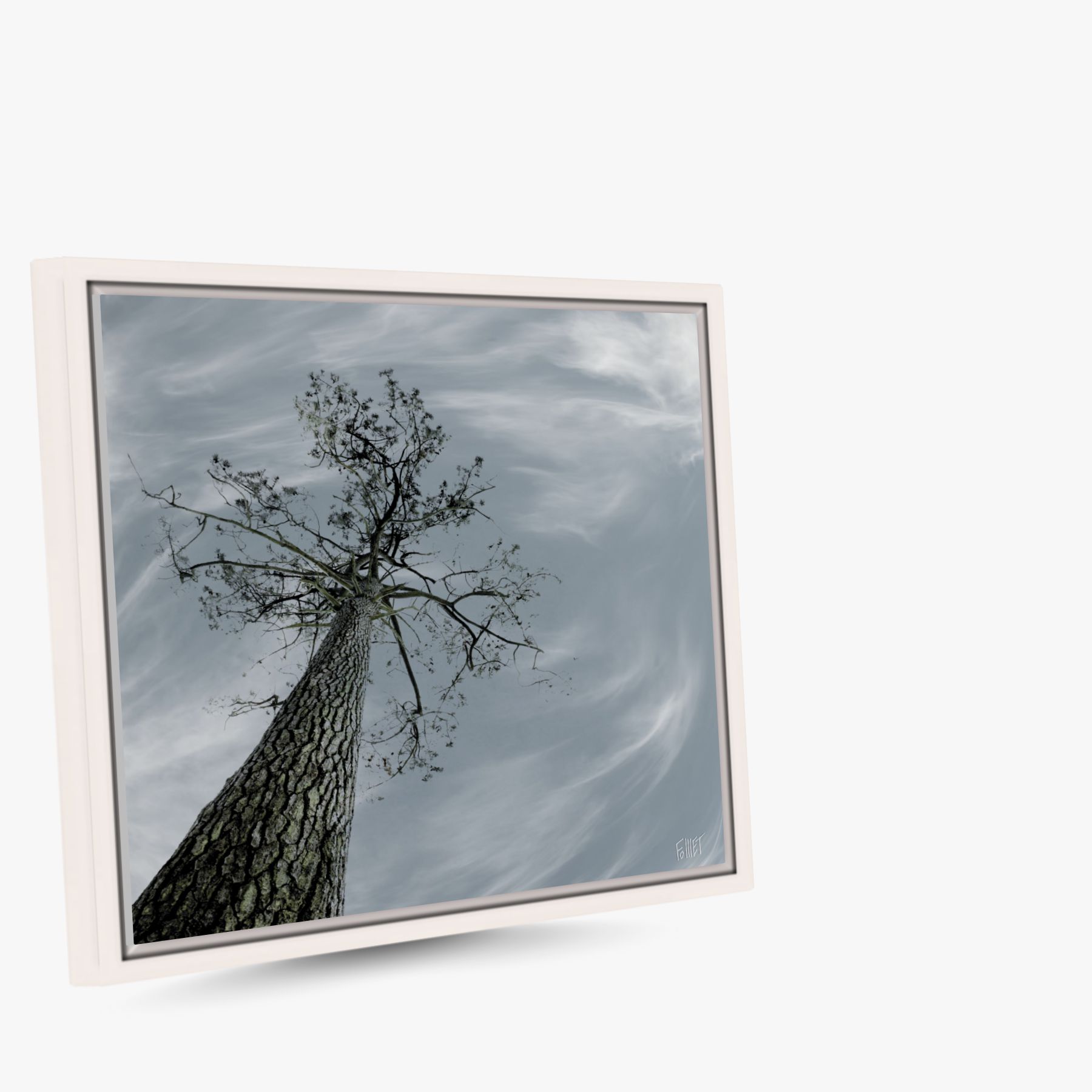 pantomime ~ toile encadrée (40 x 40 cm) – Image 2