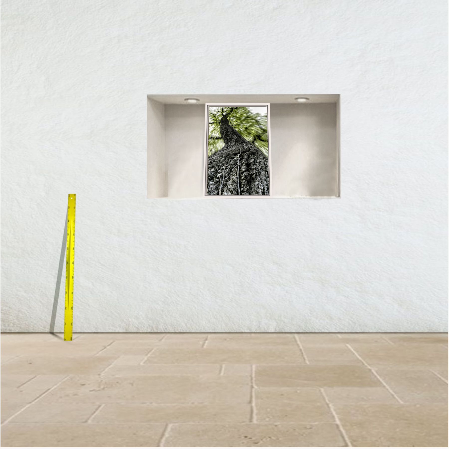 implosion ~ toile encadrée (40 x 60 cm) – Image 3