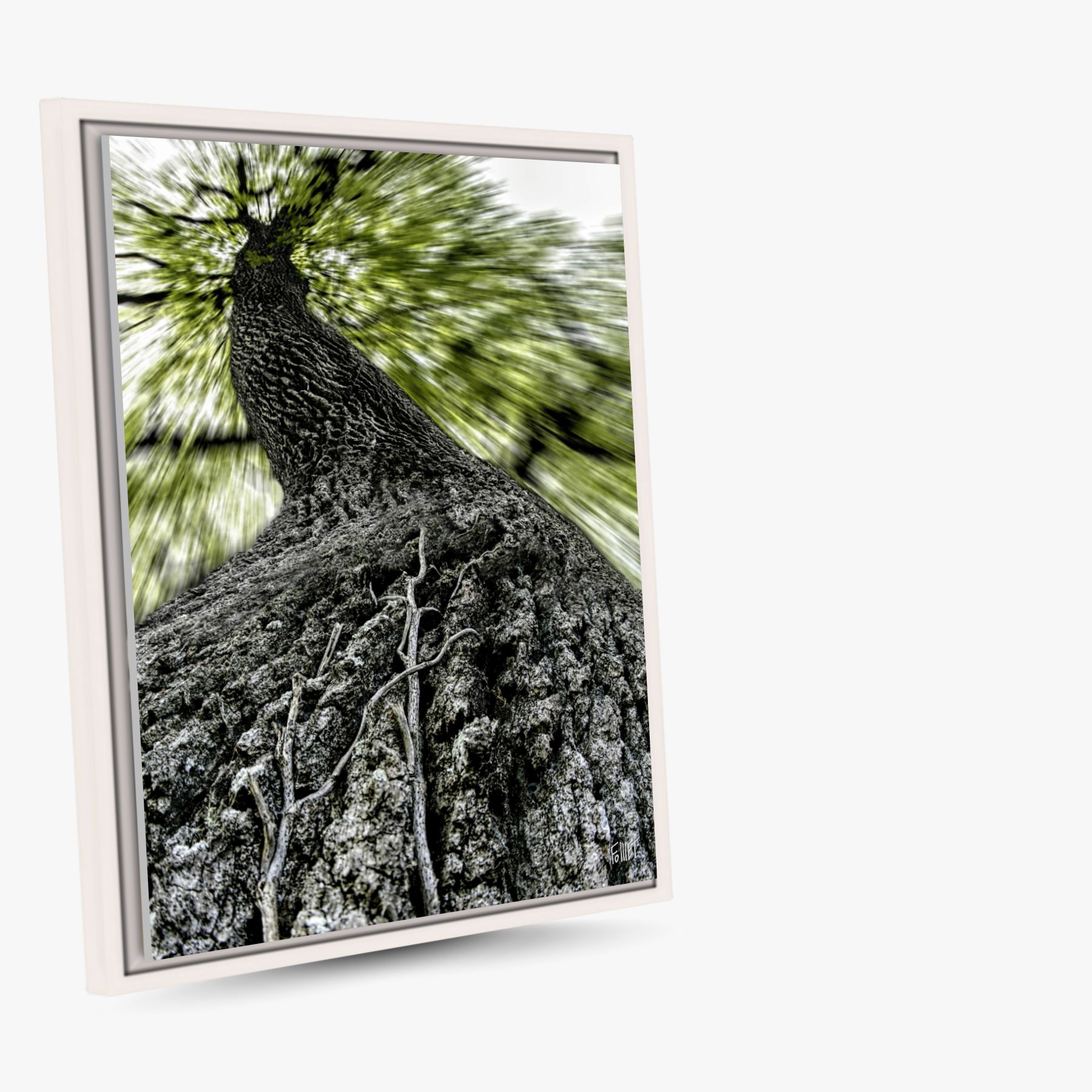 implosion ~ toile encadrée (40 x 60 cm) – Image 2